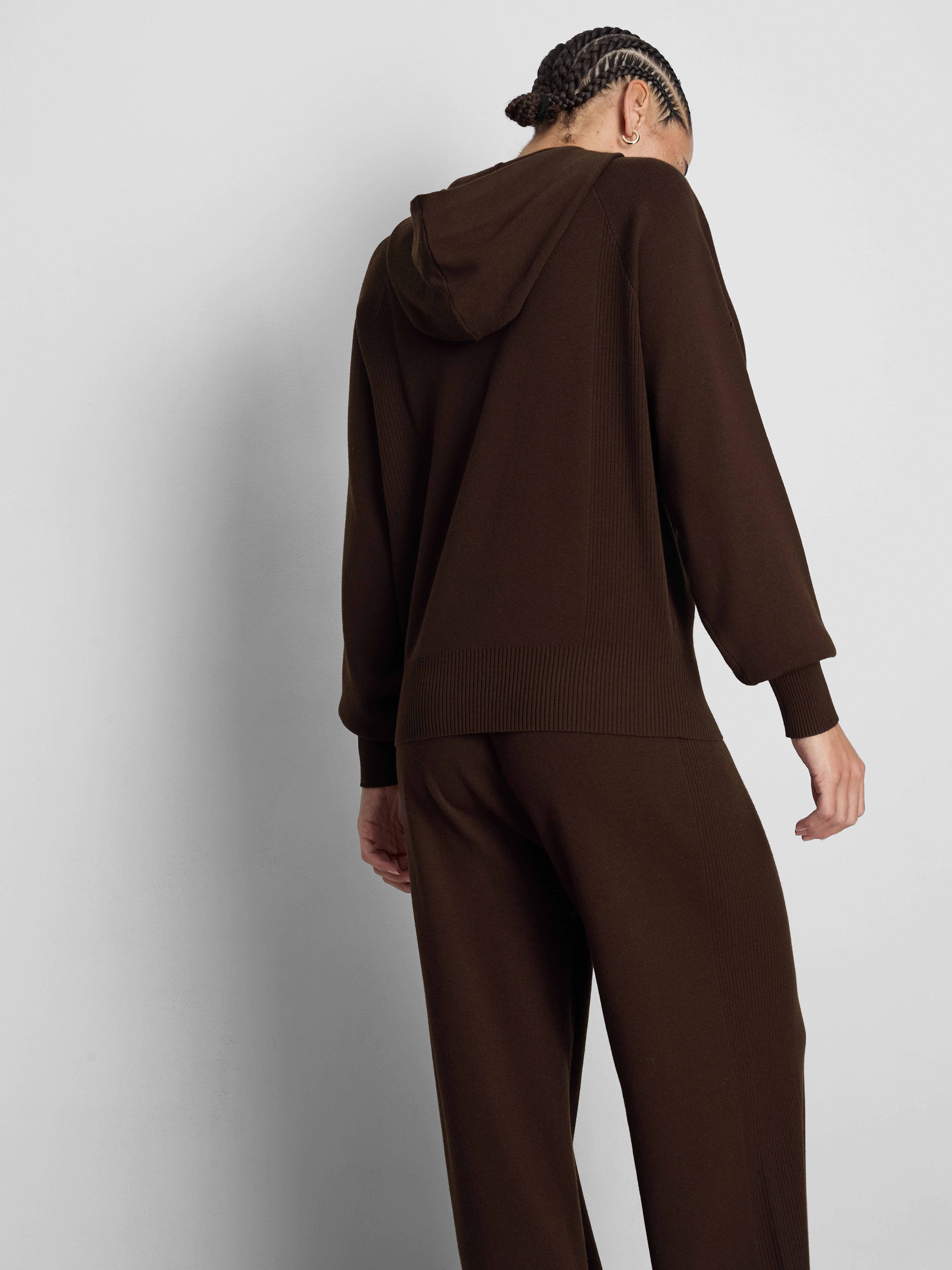 Relaxed Knitted Hoodie