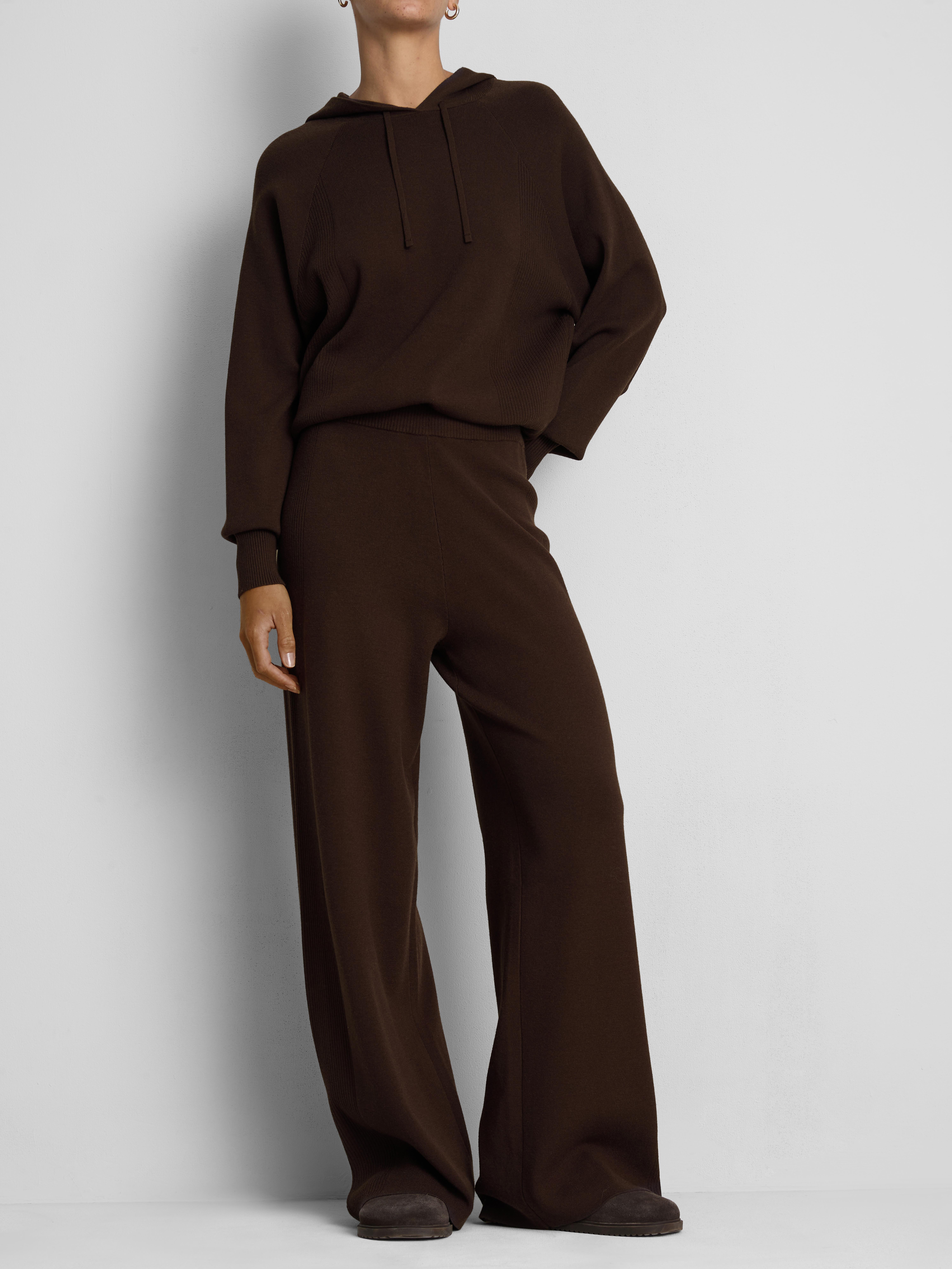 Knitted Wide Leg Pants