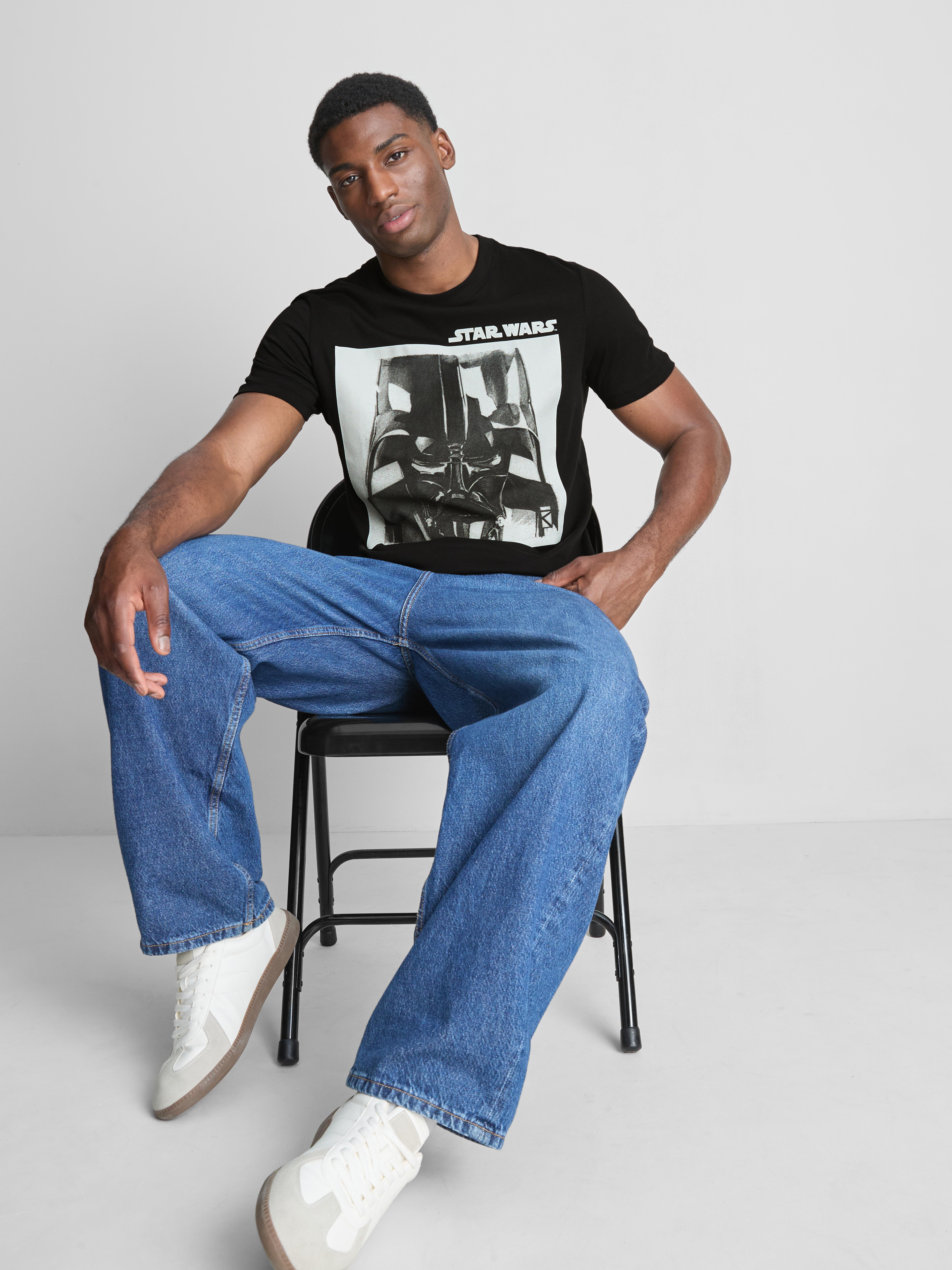 T-shirt van puur katoen met print Star Wars