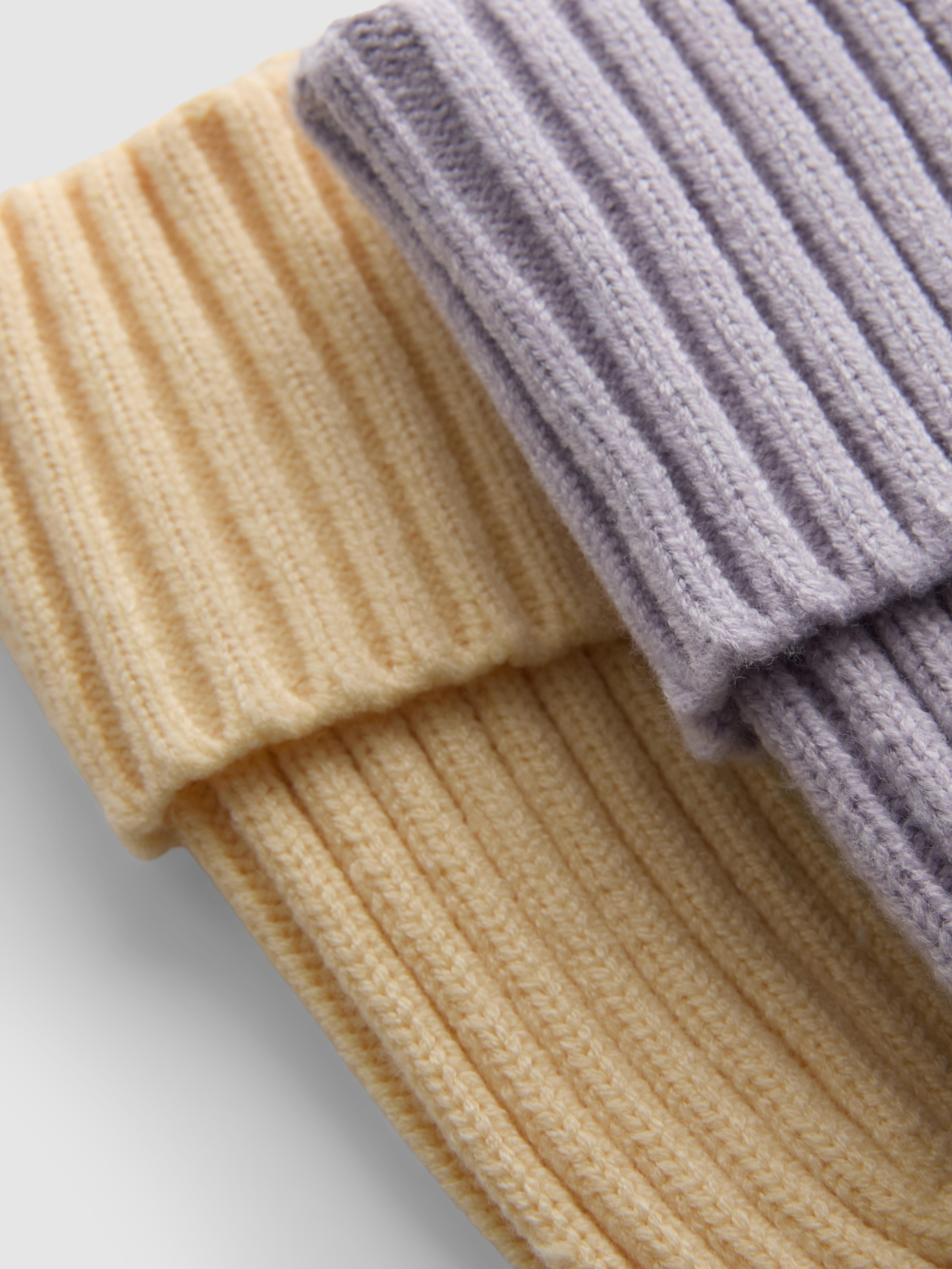2pk Cable Knit Beanie Hats