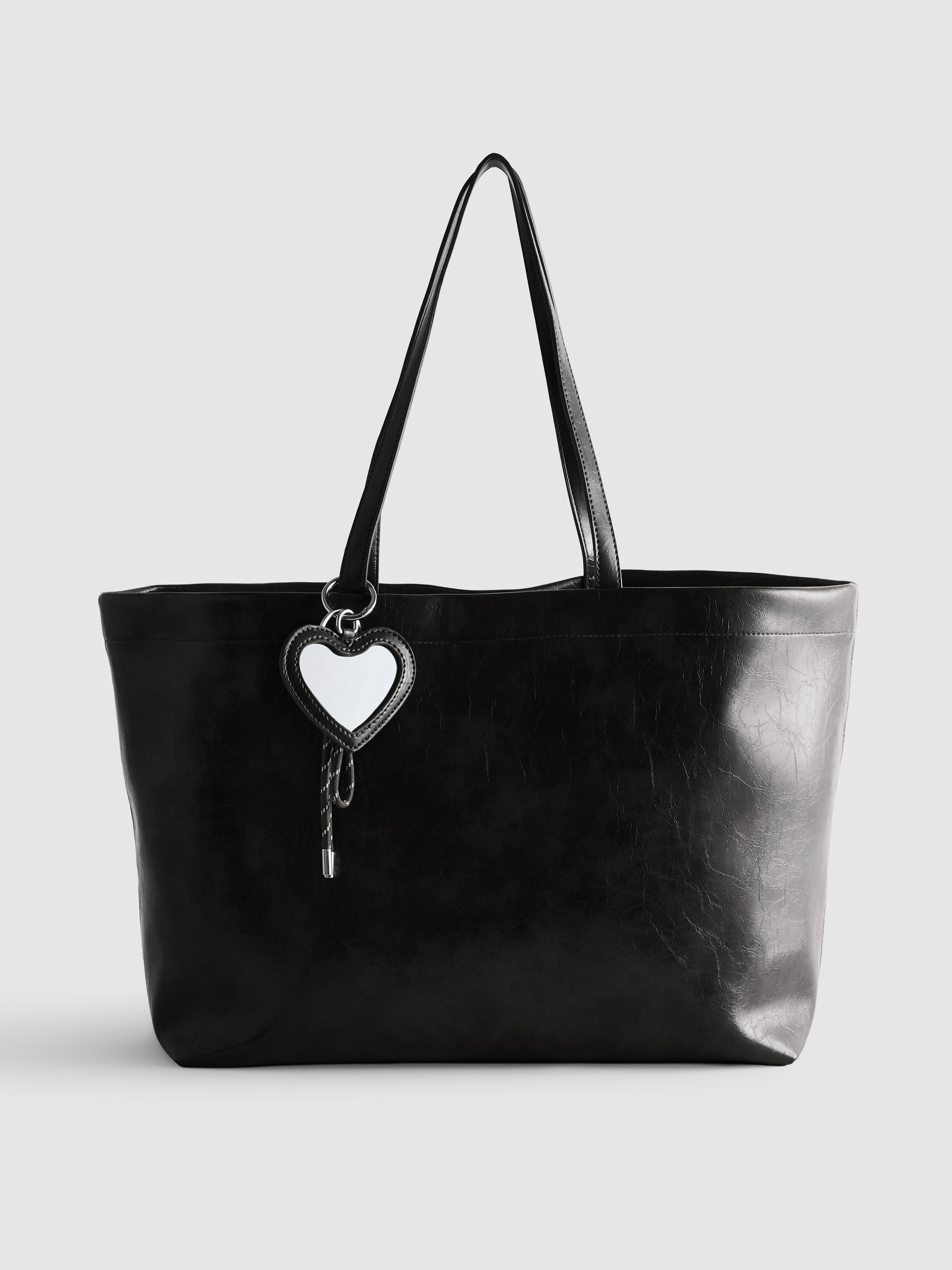 Heart Charm Tote Bag