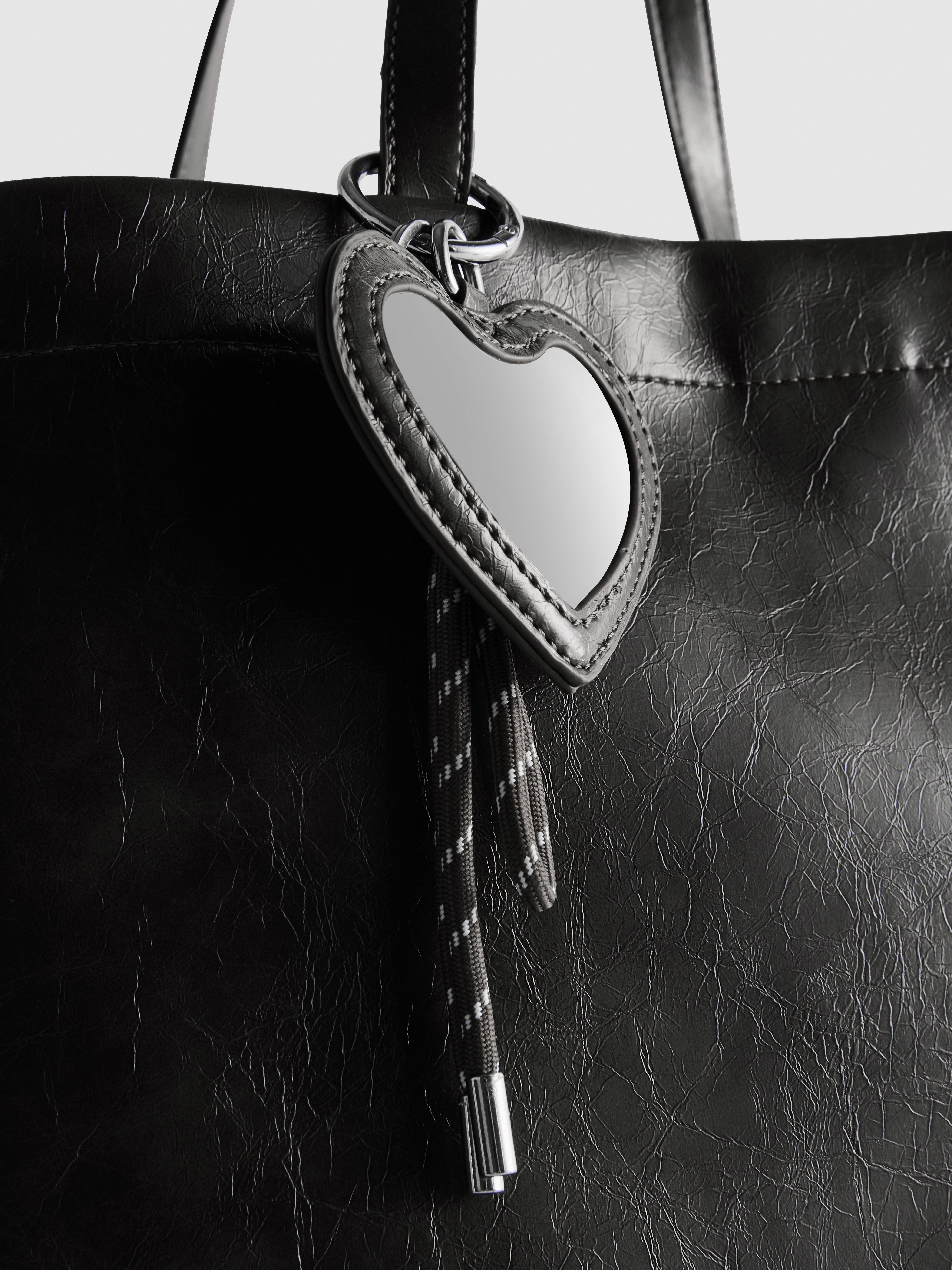 Heart Charm Tote Bag
