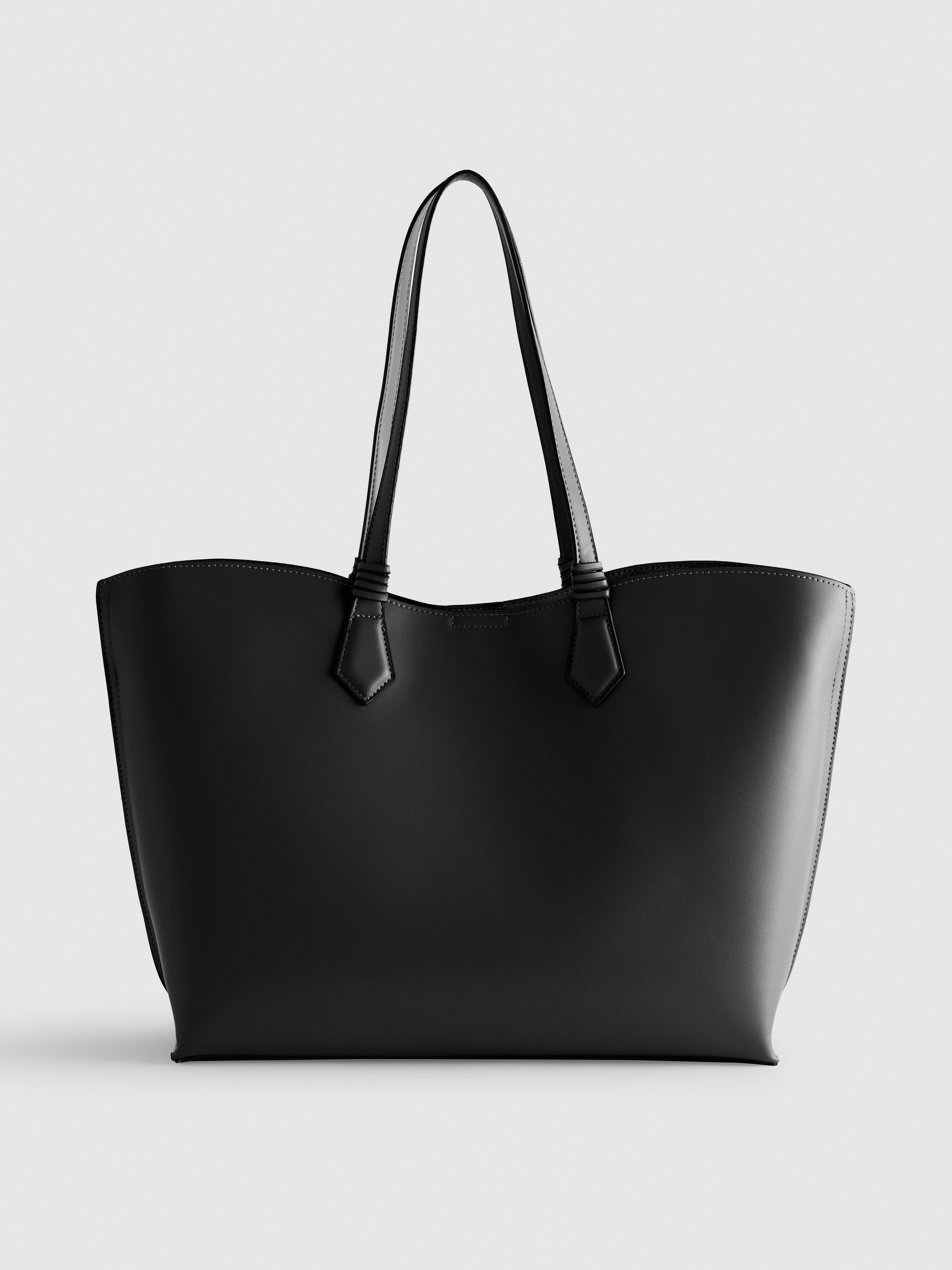Torba shopper o usztywnionej konstrukcji Czarny