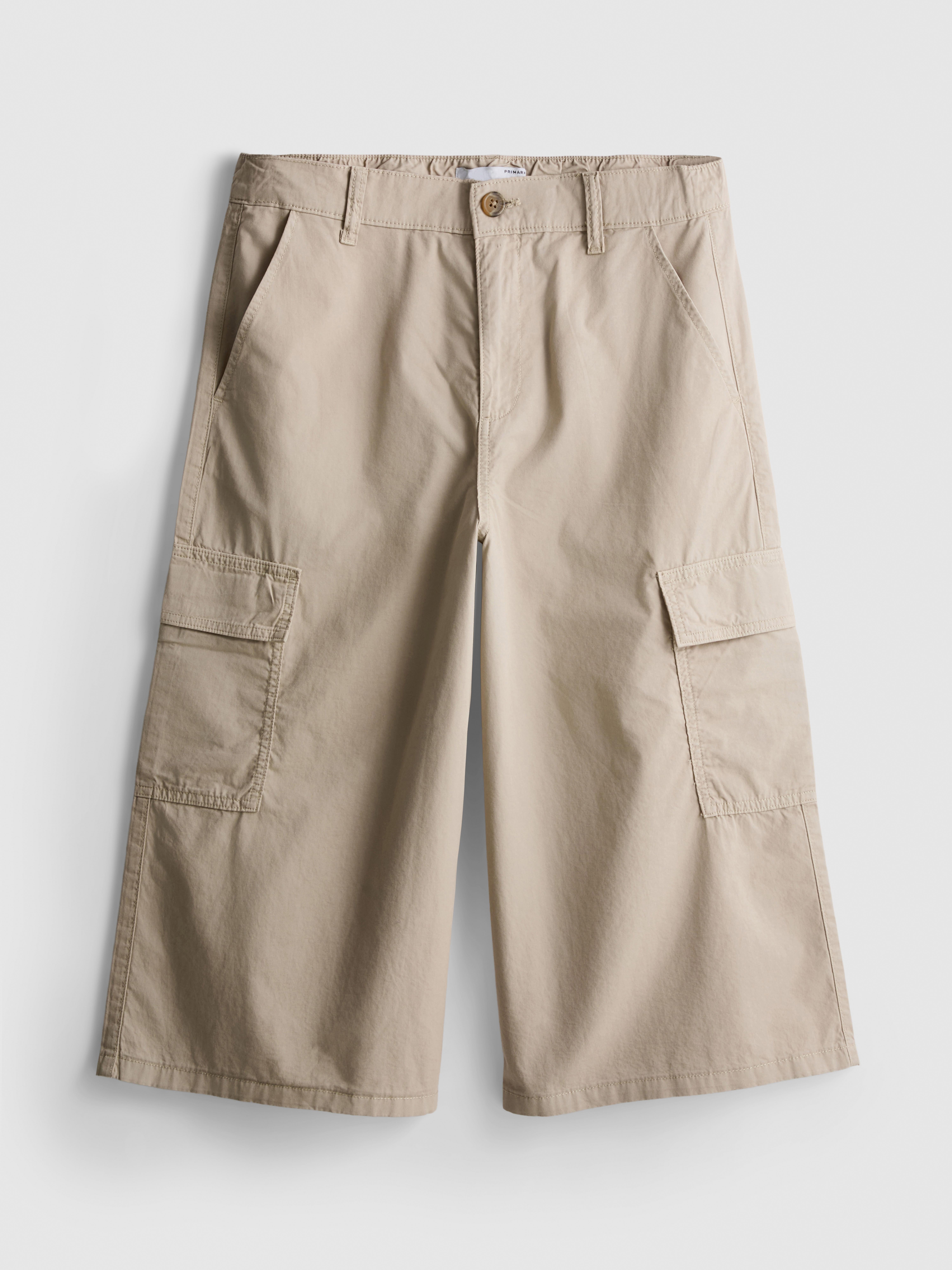 Pantalones cortos cargo de algodón de estilo militar