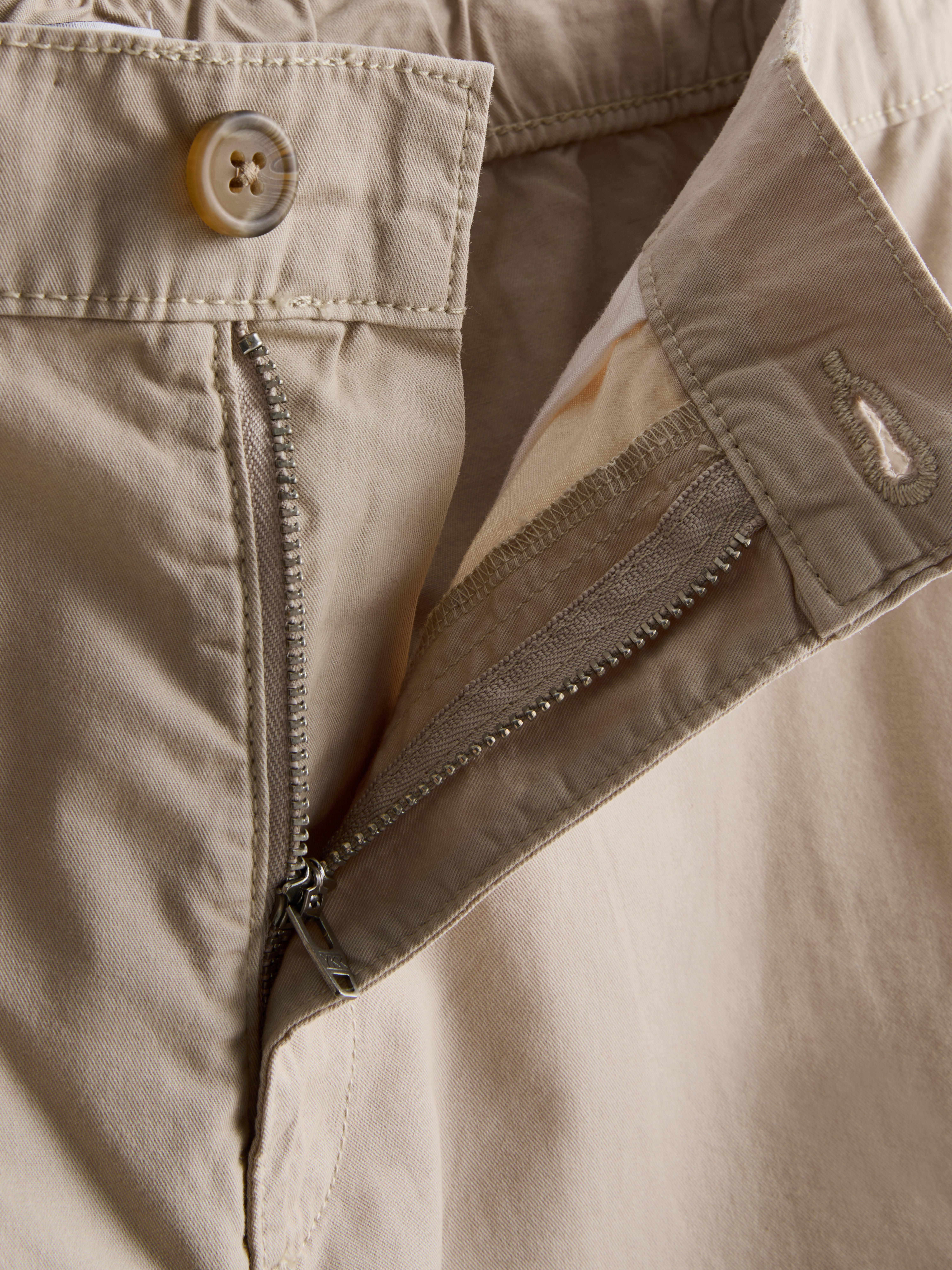 Pantalones cortos cargo de algodón de estilo militar