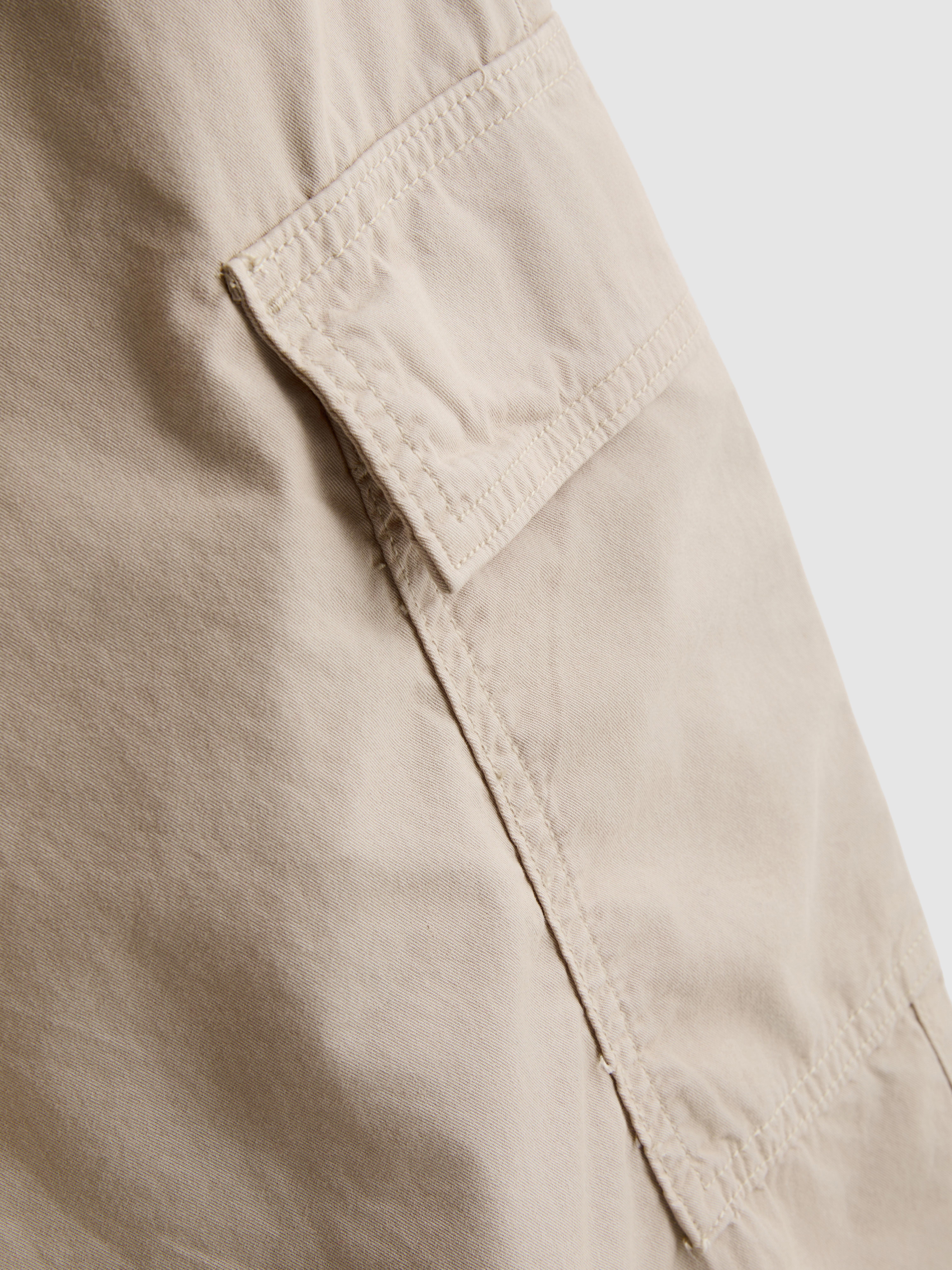 Pantalones cortos cargo de algodón de estilo militar