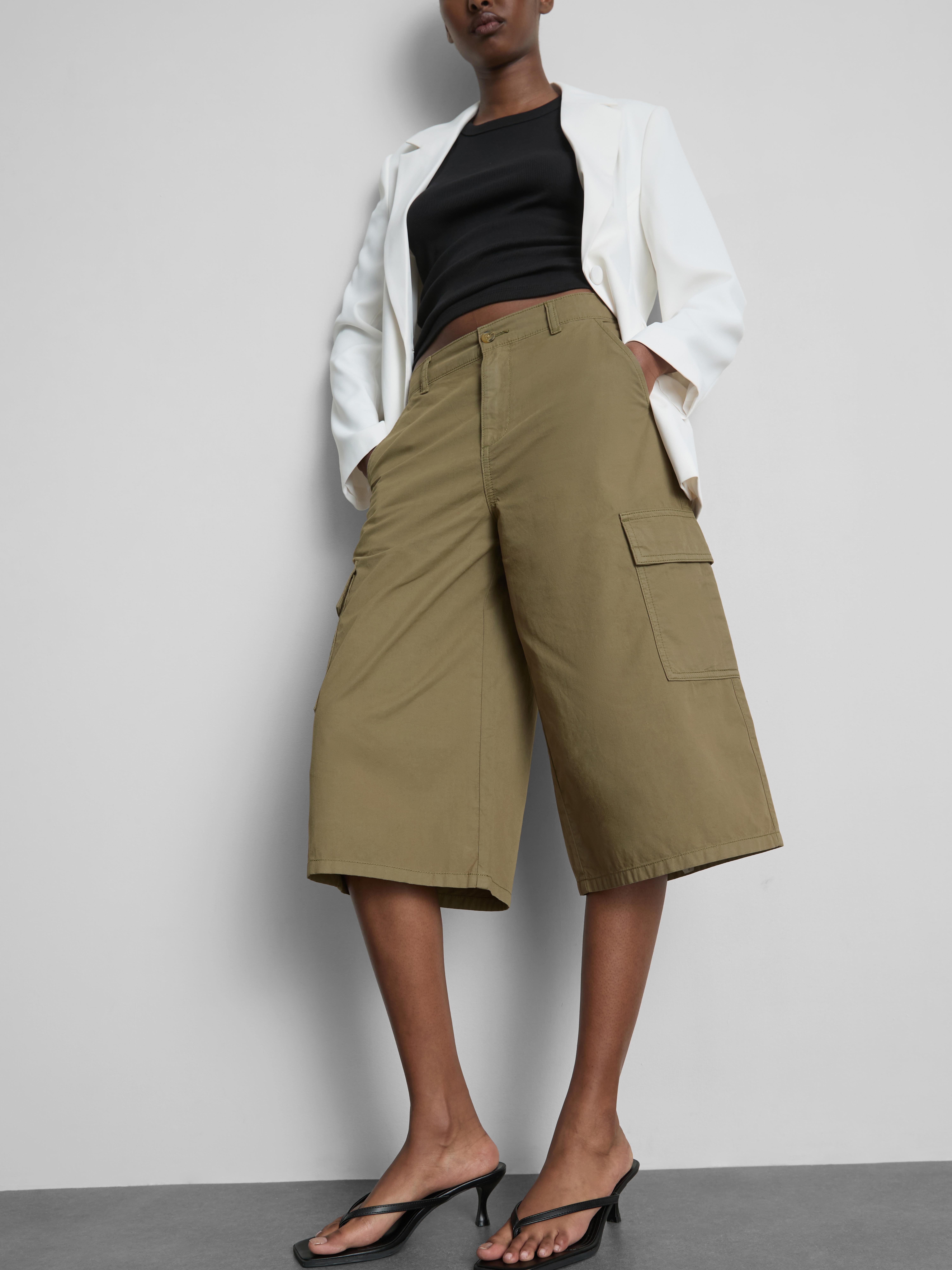 Cotton Cargo Utility Shorts