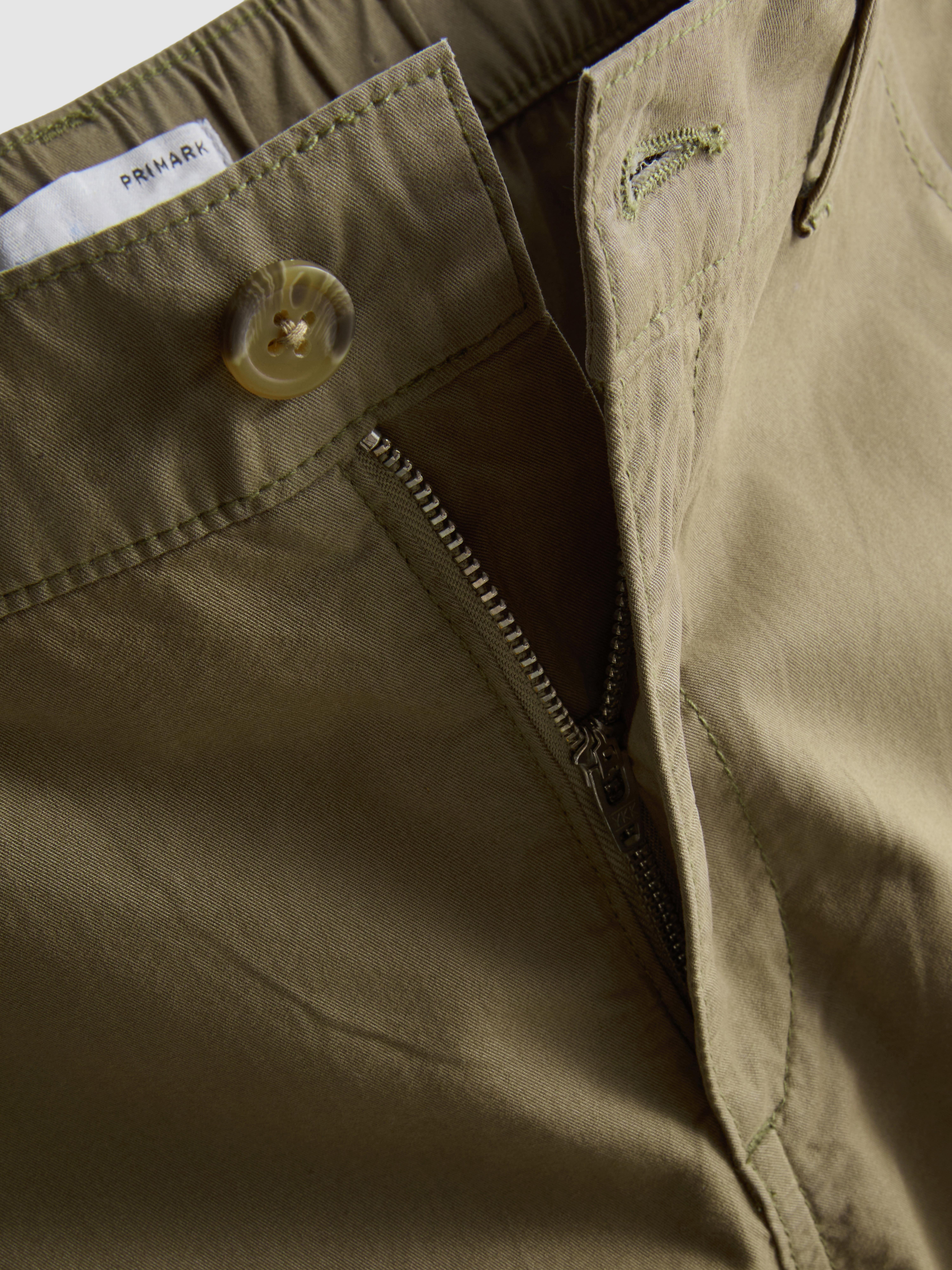 Pantalones cortos cargo de algodón de estilo militar