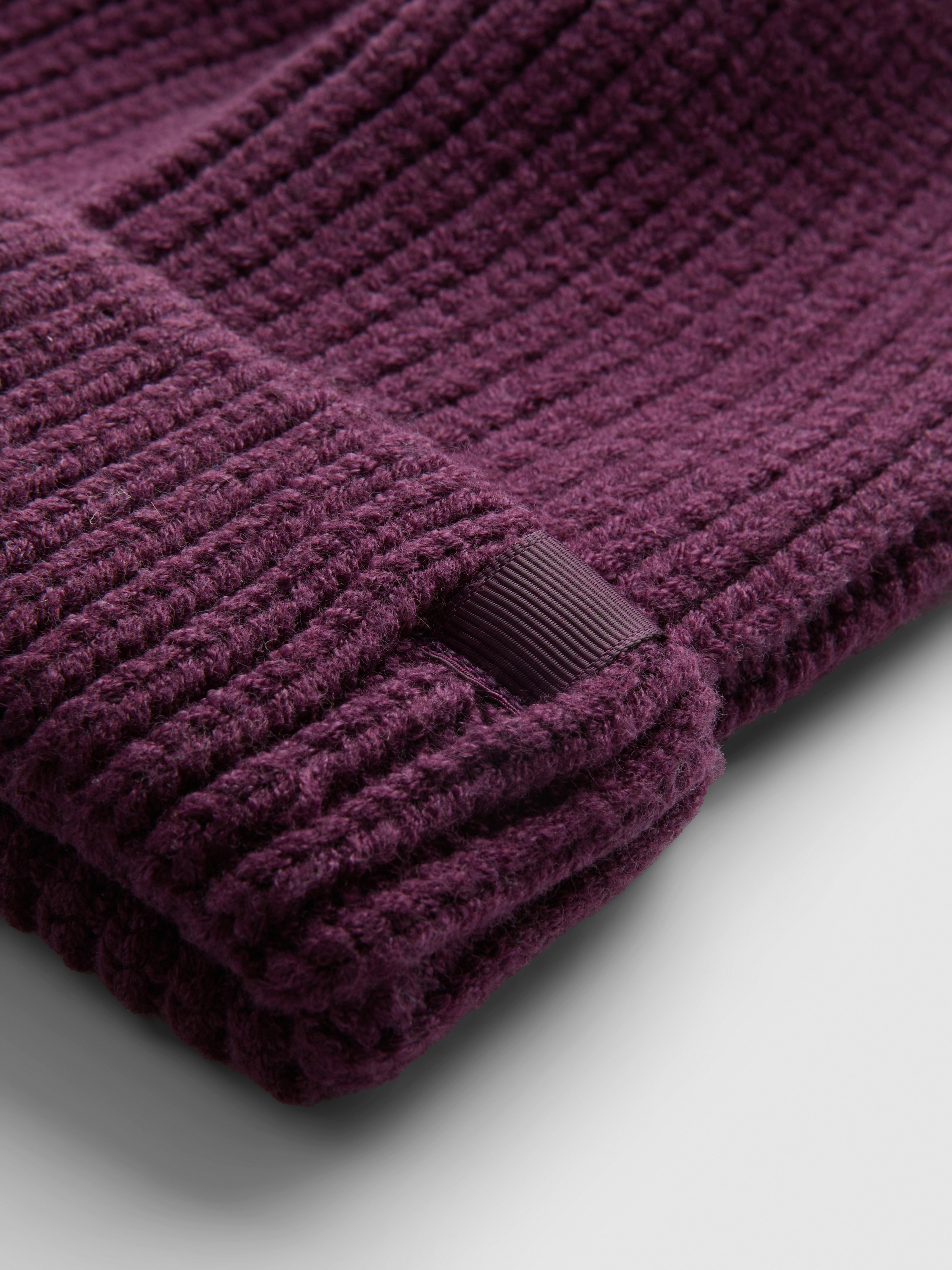 Gerippte Beanie