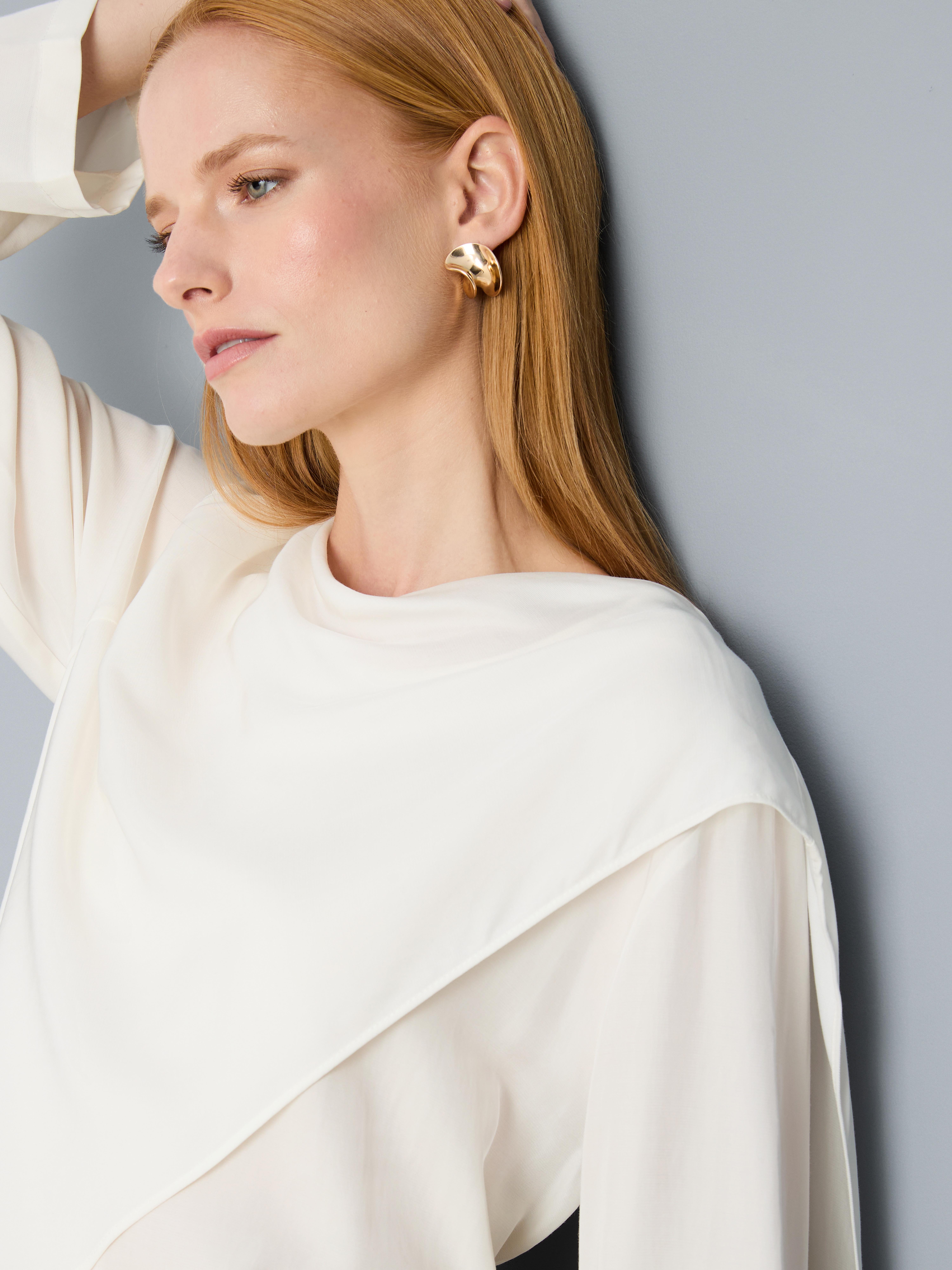 Relaxed Drape Blouse