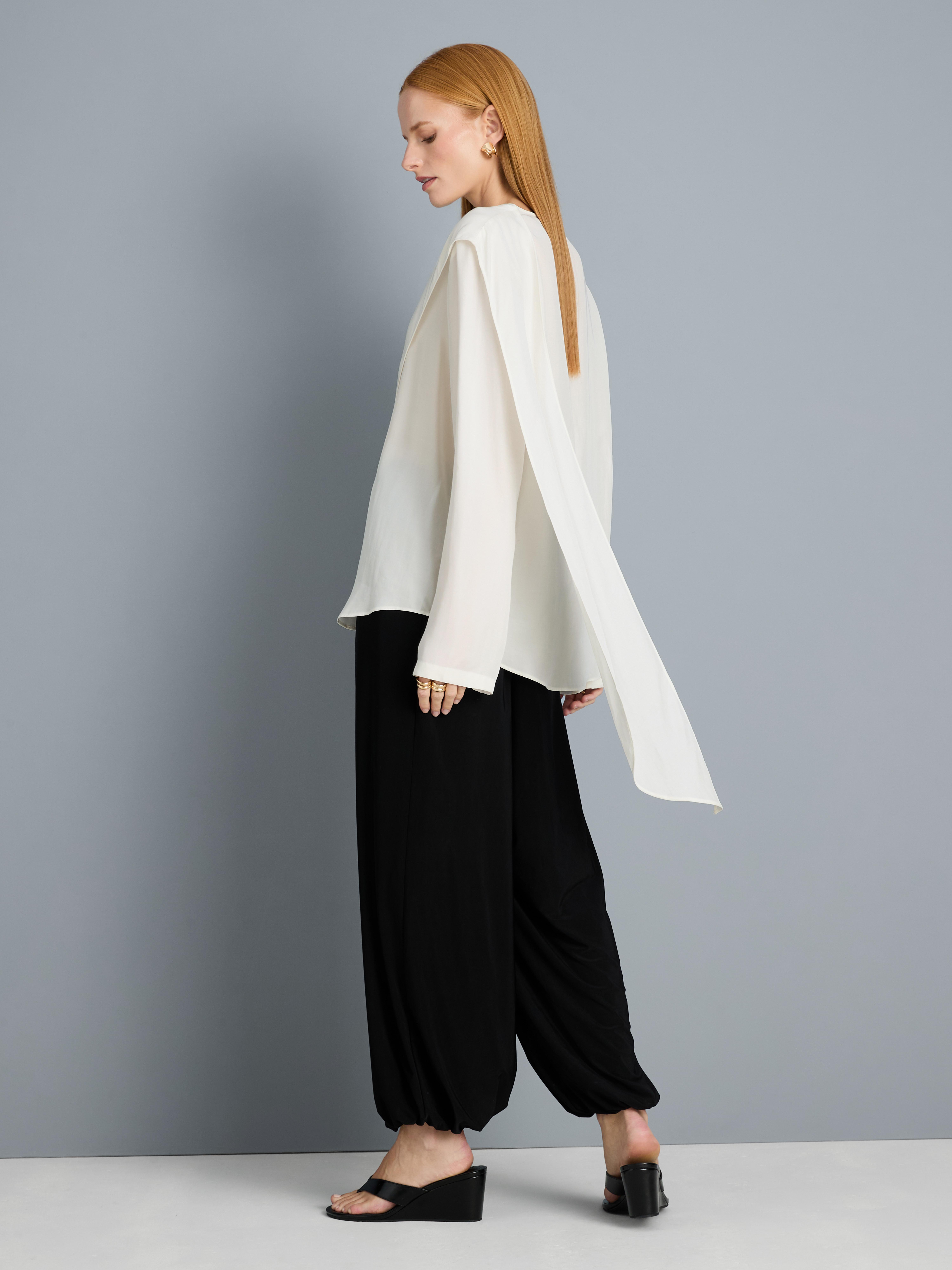 Relaxed Drape Blouse