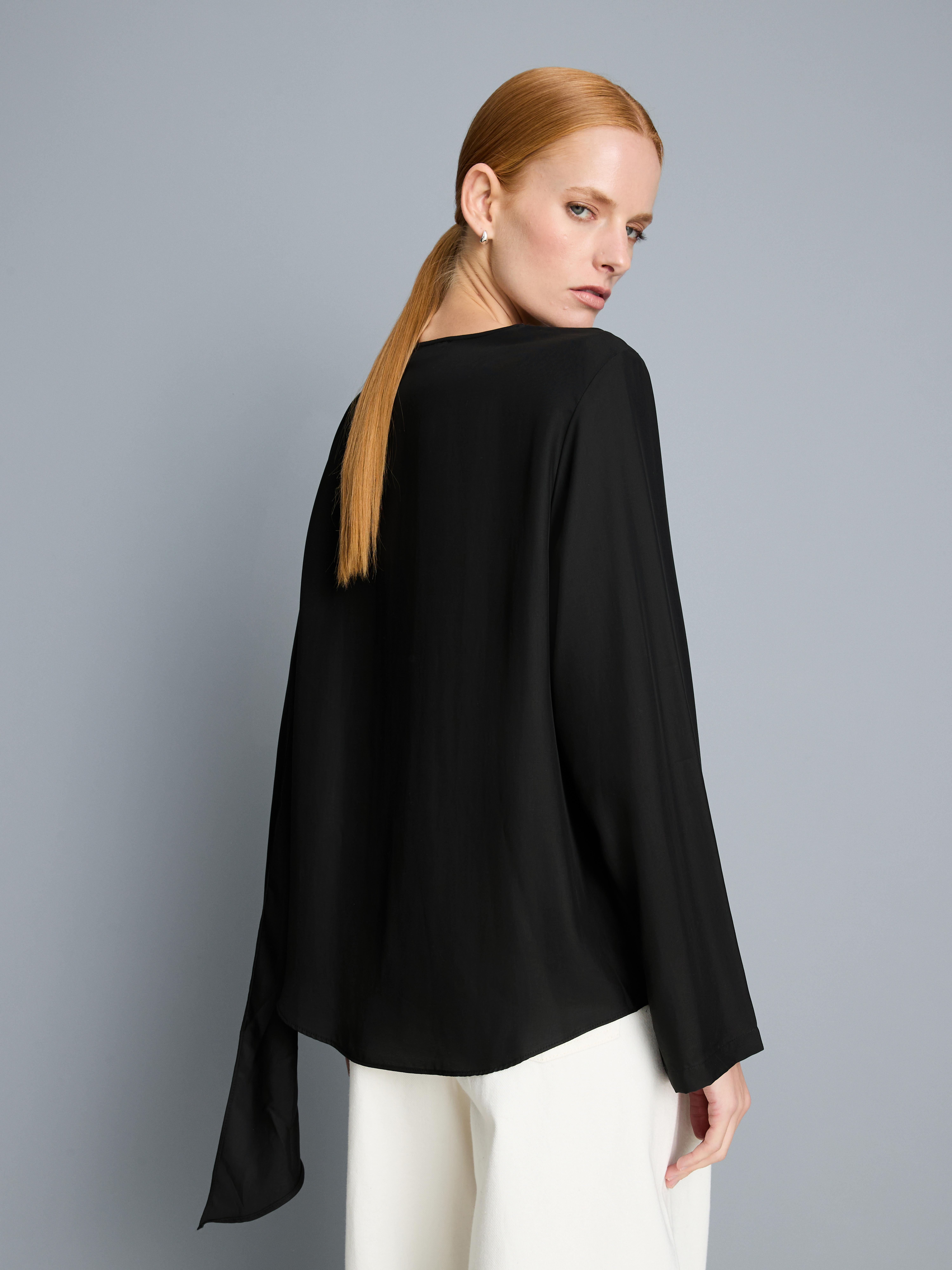 Relaxed Drape Blouse