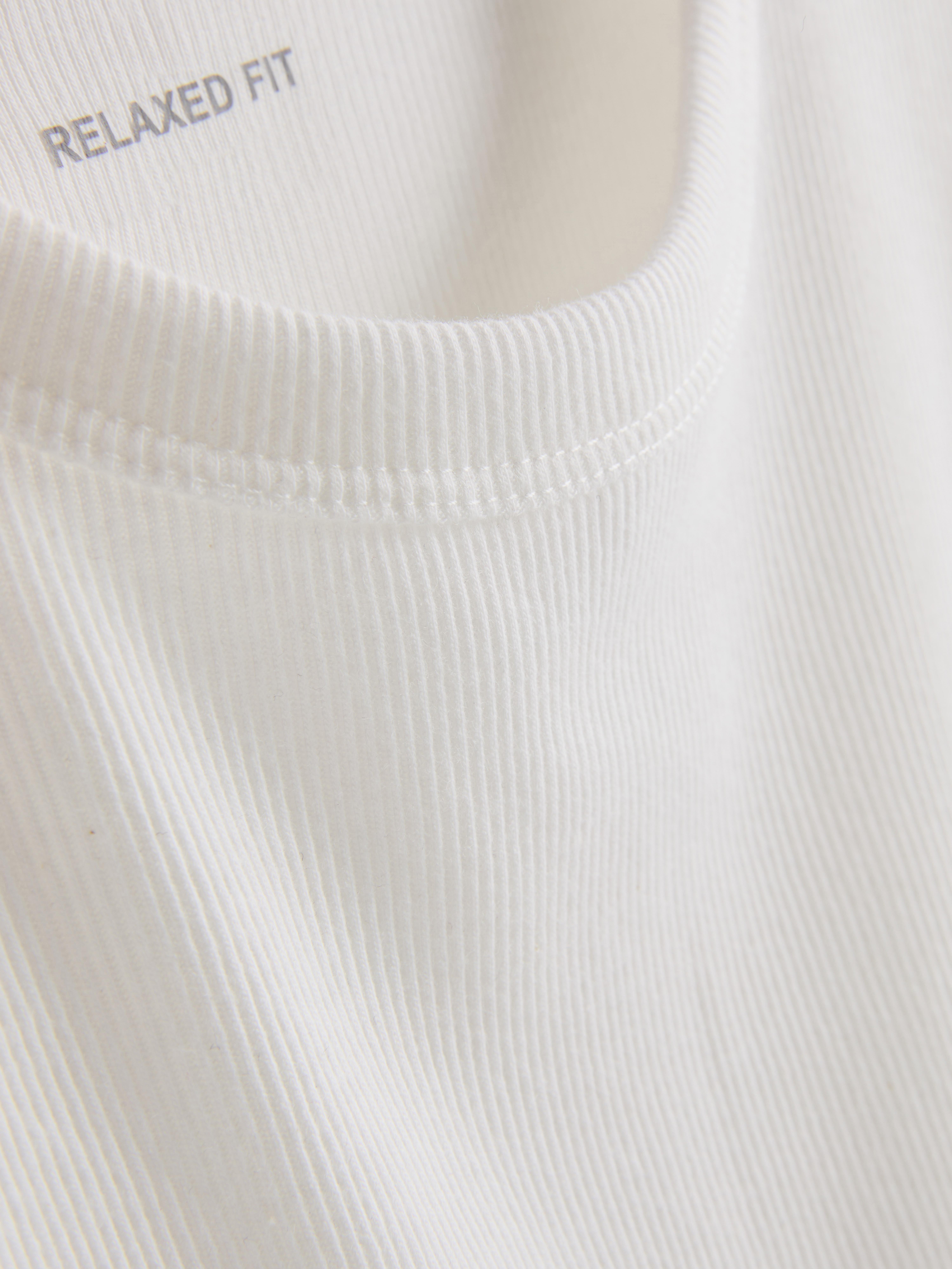 Cotton-Blend Ribbed Long-Sleeve Top