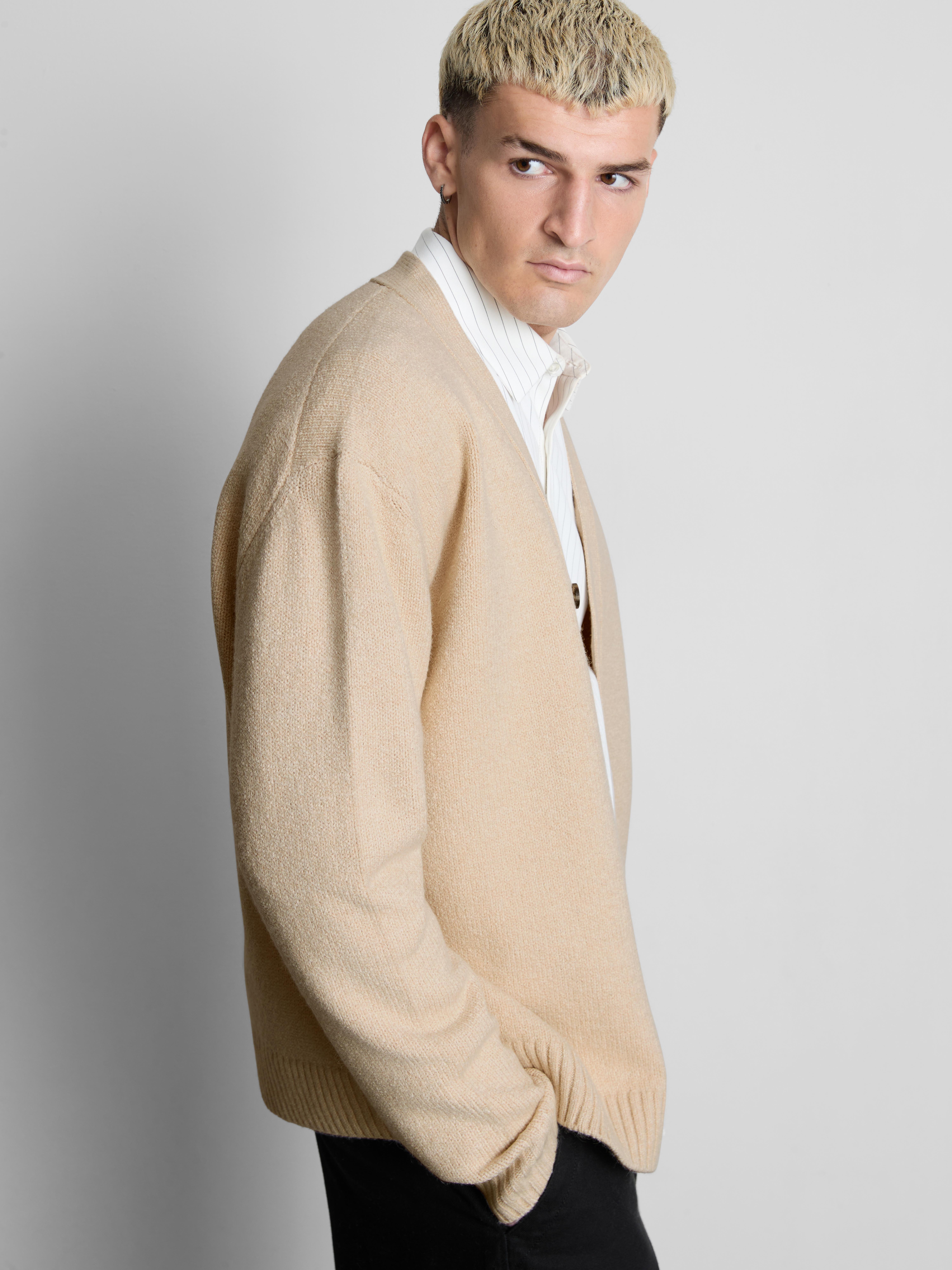 Button-Through V-Neck Cardigan