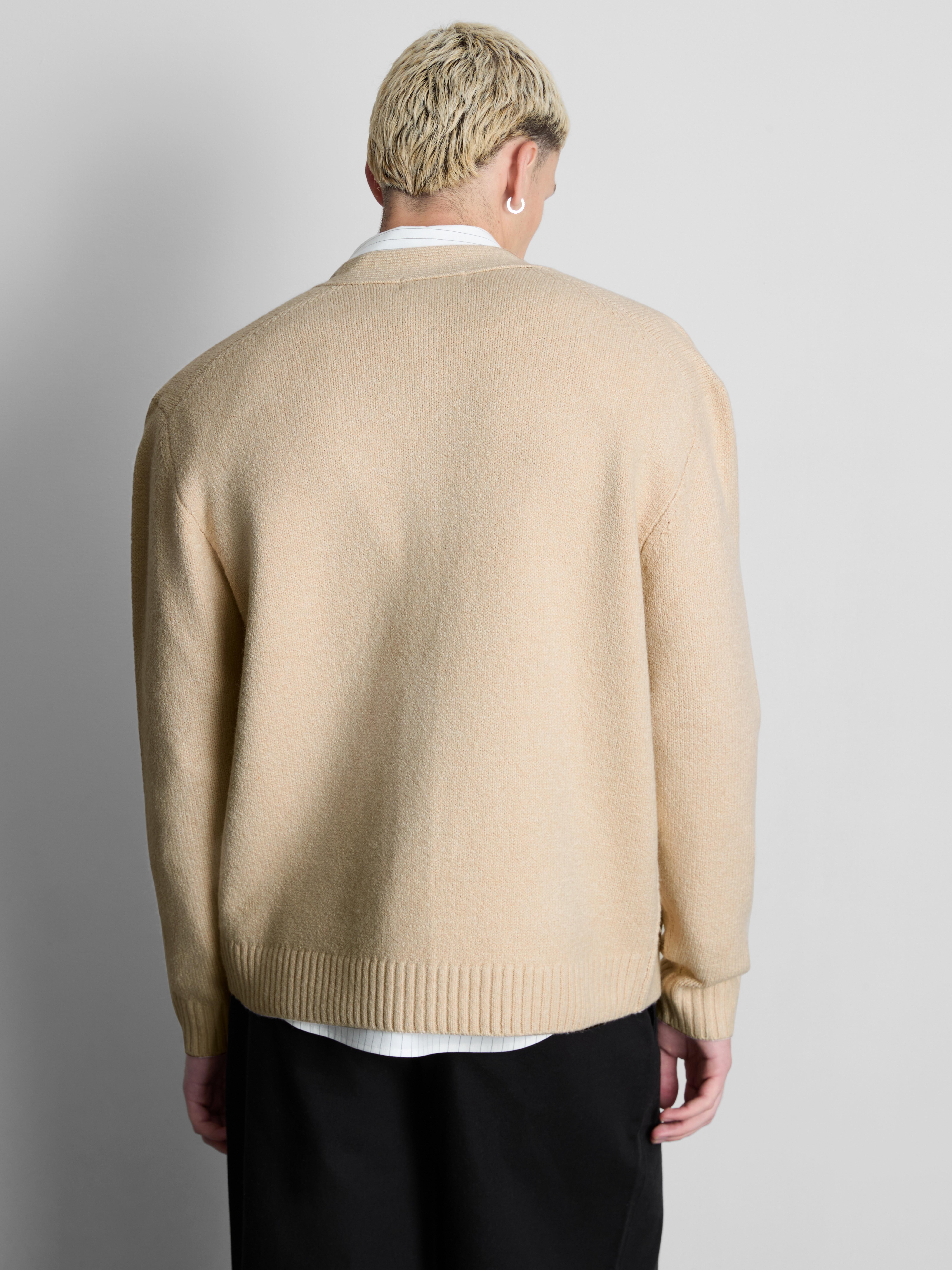 Button-Through V-Neck Cardigan