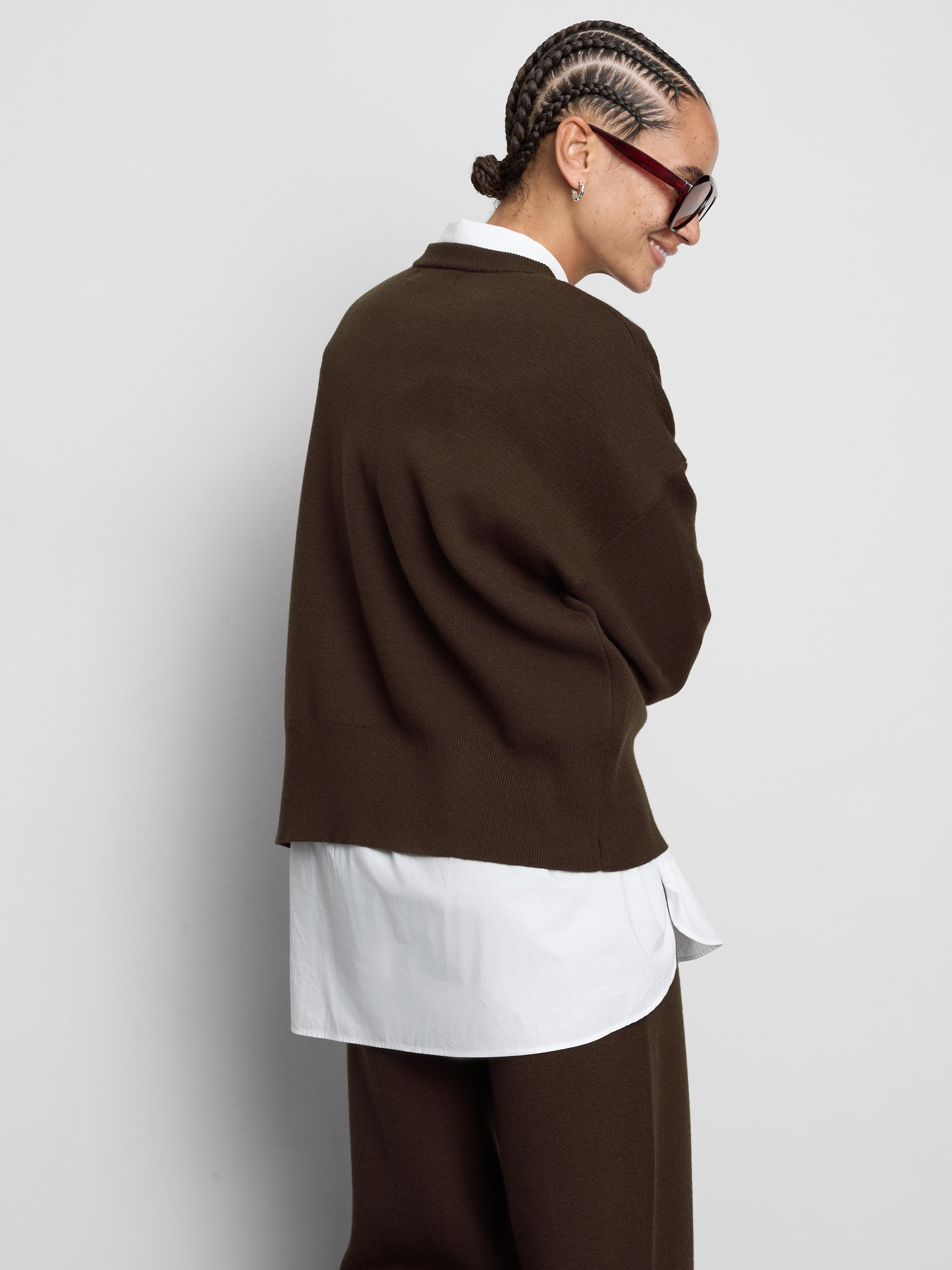 Maglione girocollo con scritta