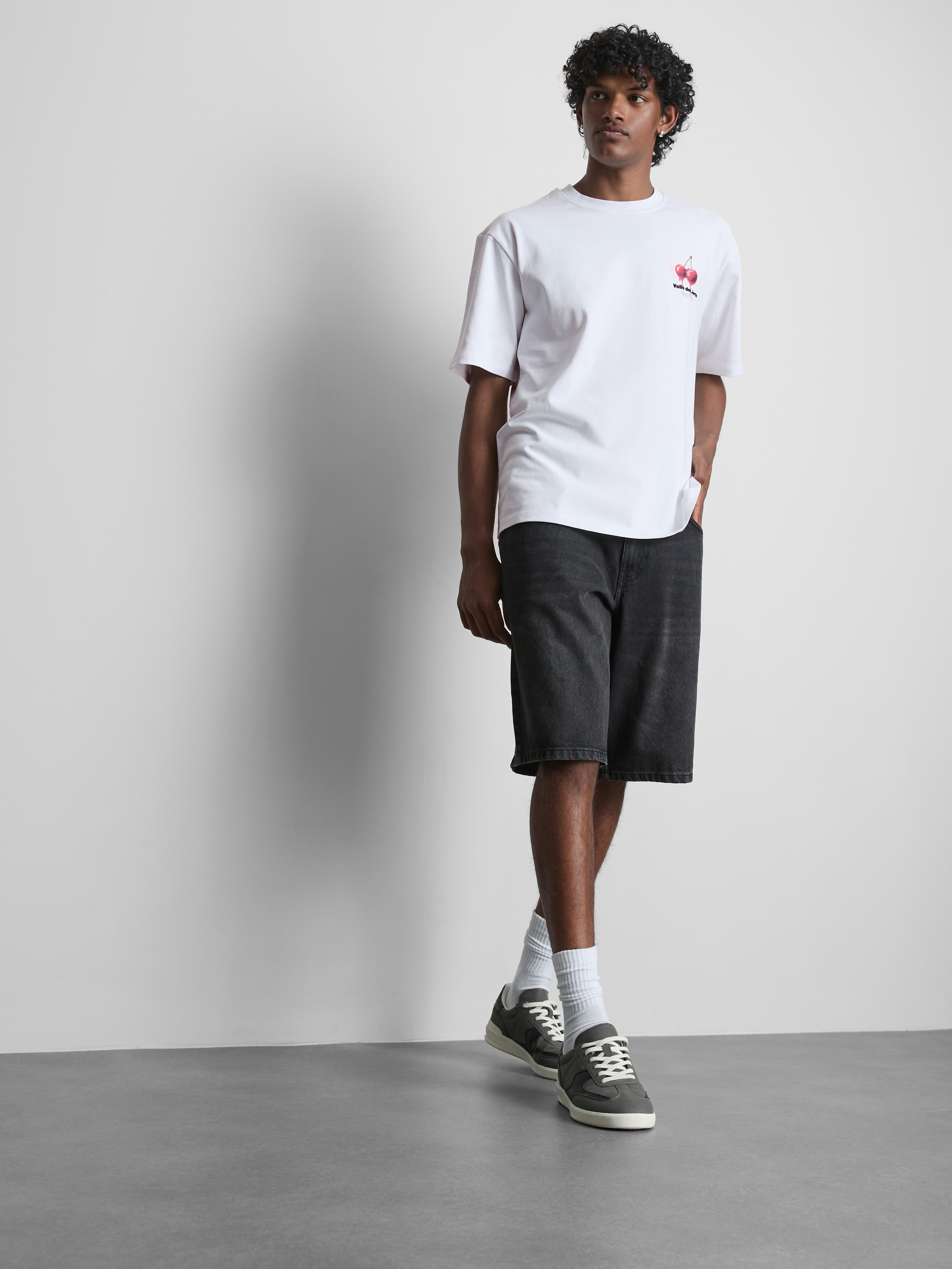 T-Shirt mit Kirschgrafik