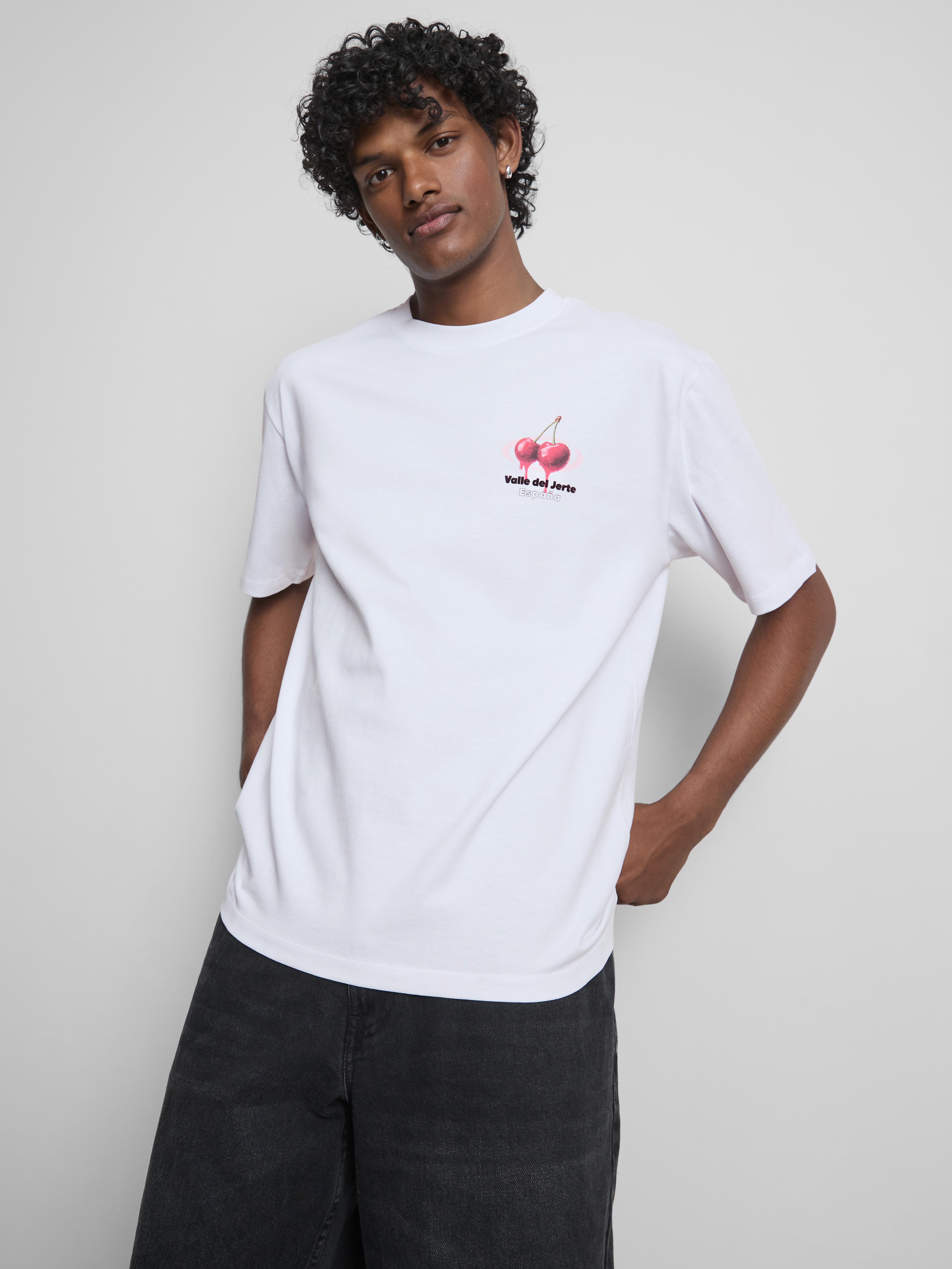 T-Shirt mit Kirschgrafik