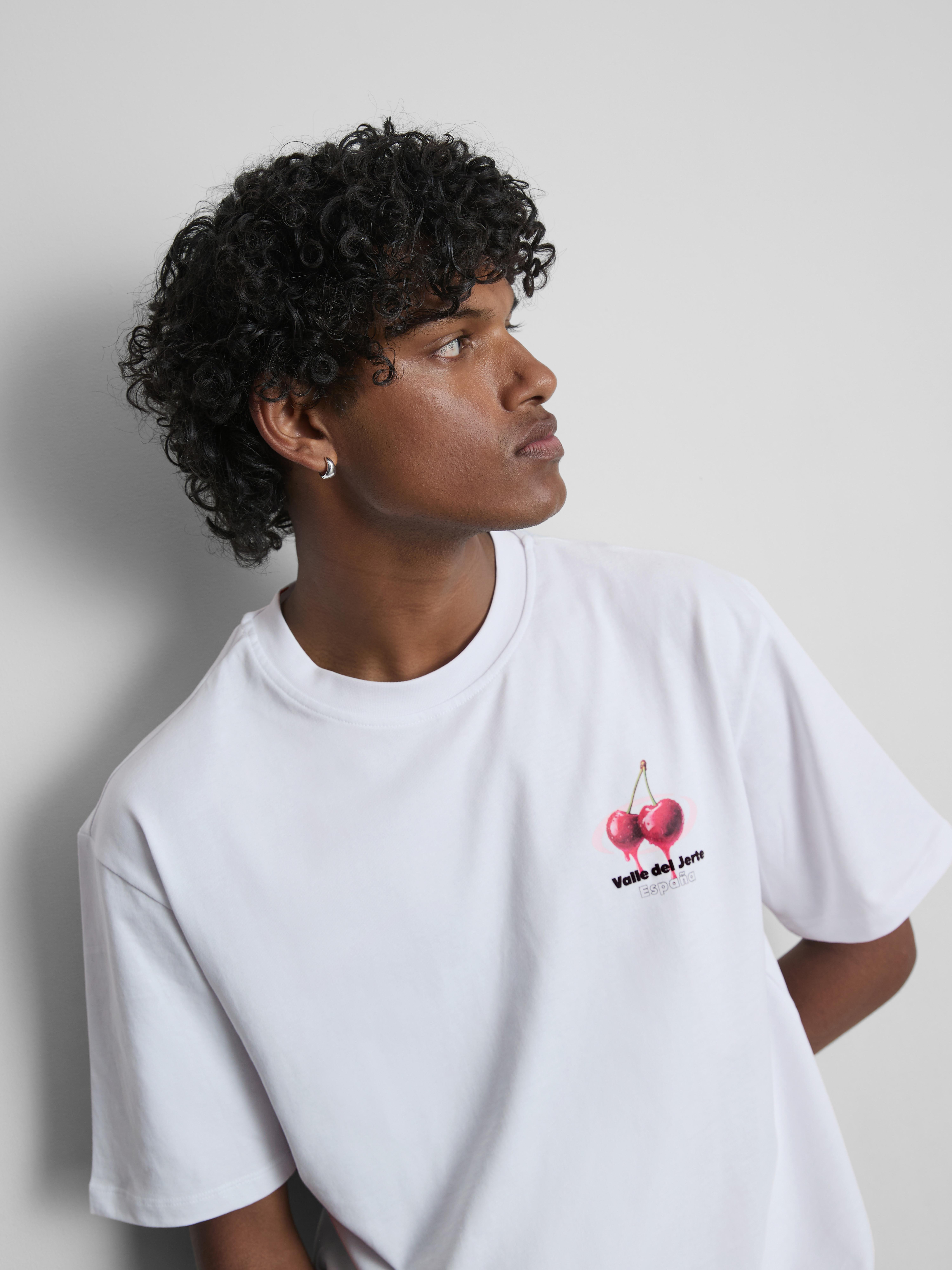 T-Shirt mit Kirschgrafik