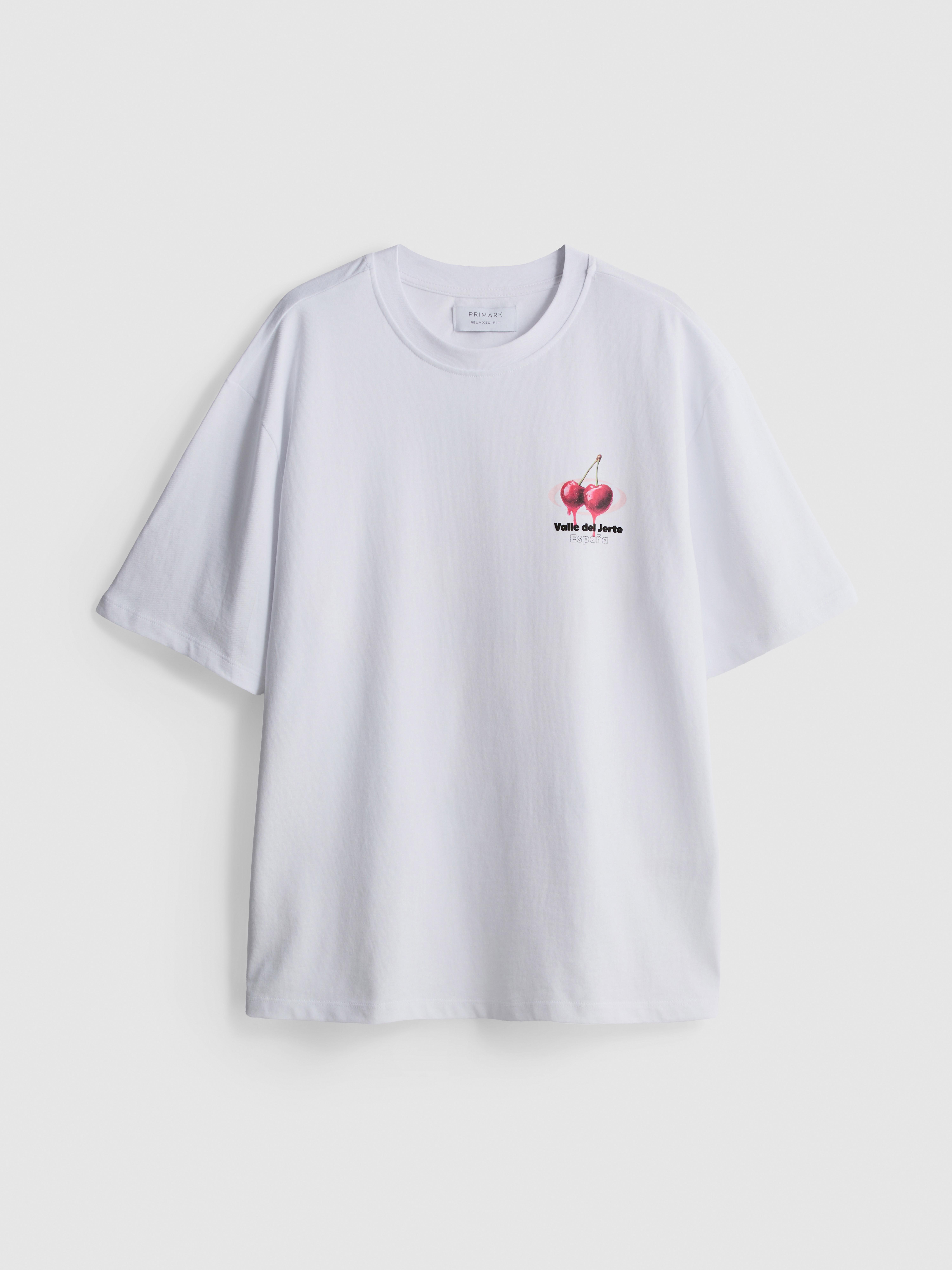 T-Shirt mit Kirschgrafik