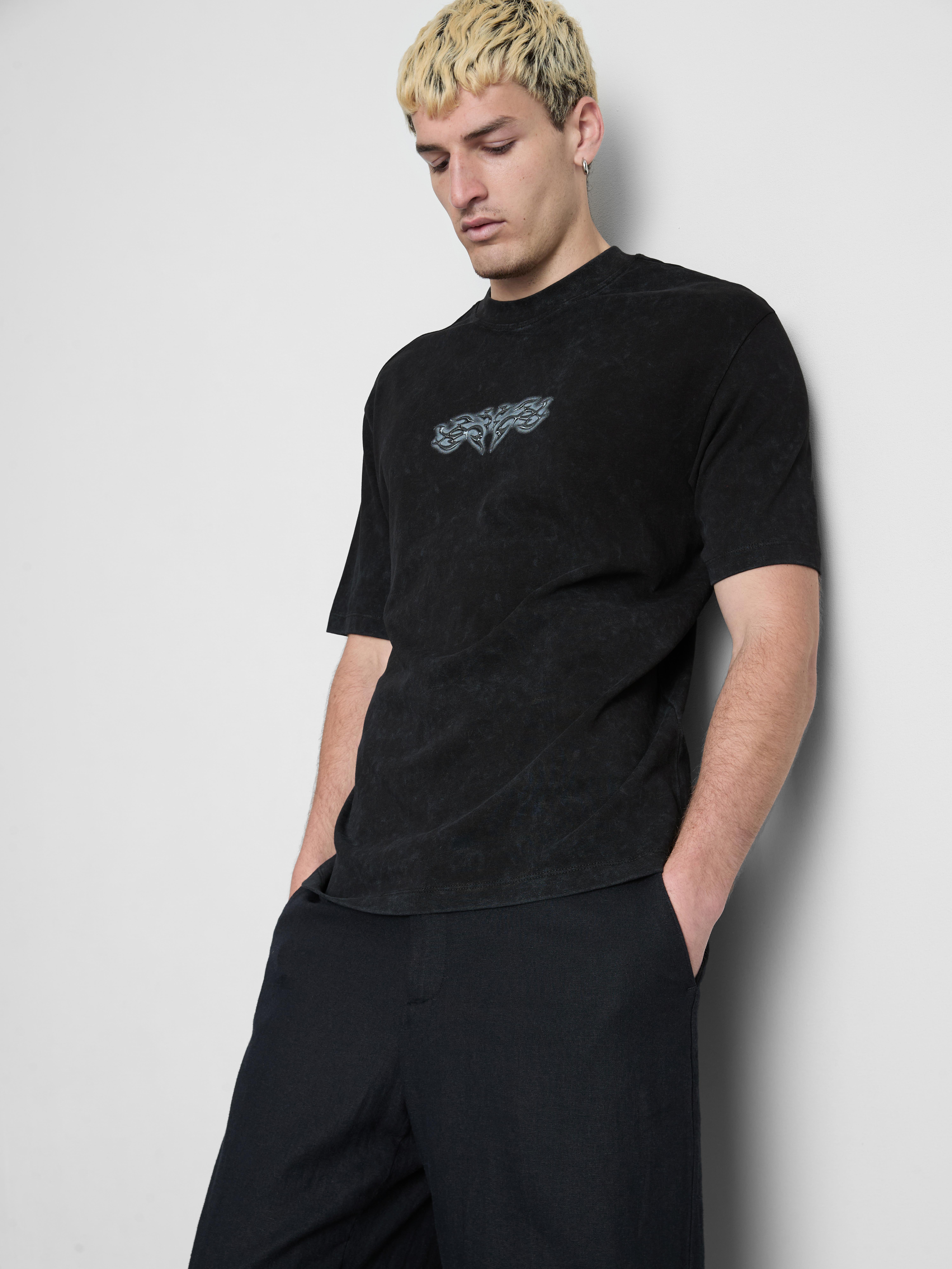 T-shirt à imprimé au dos