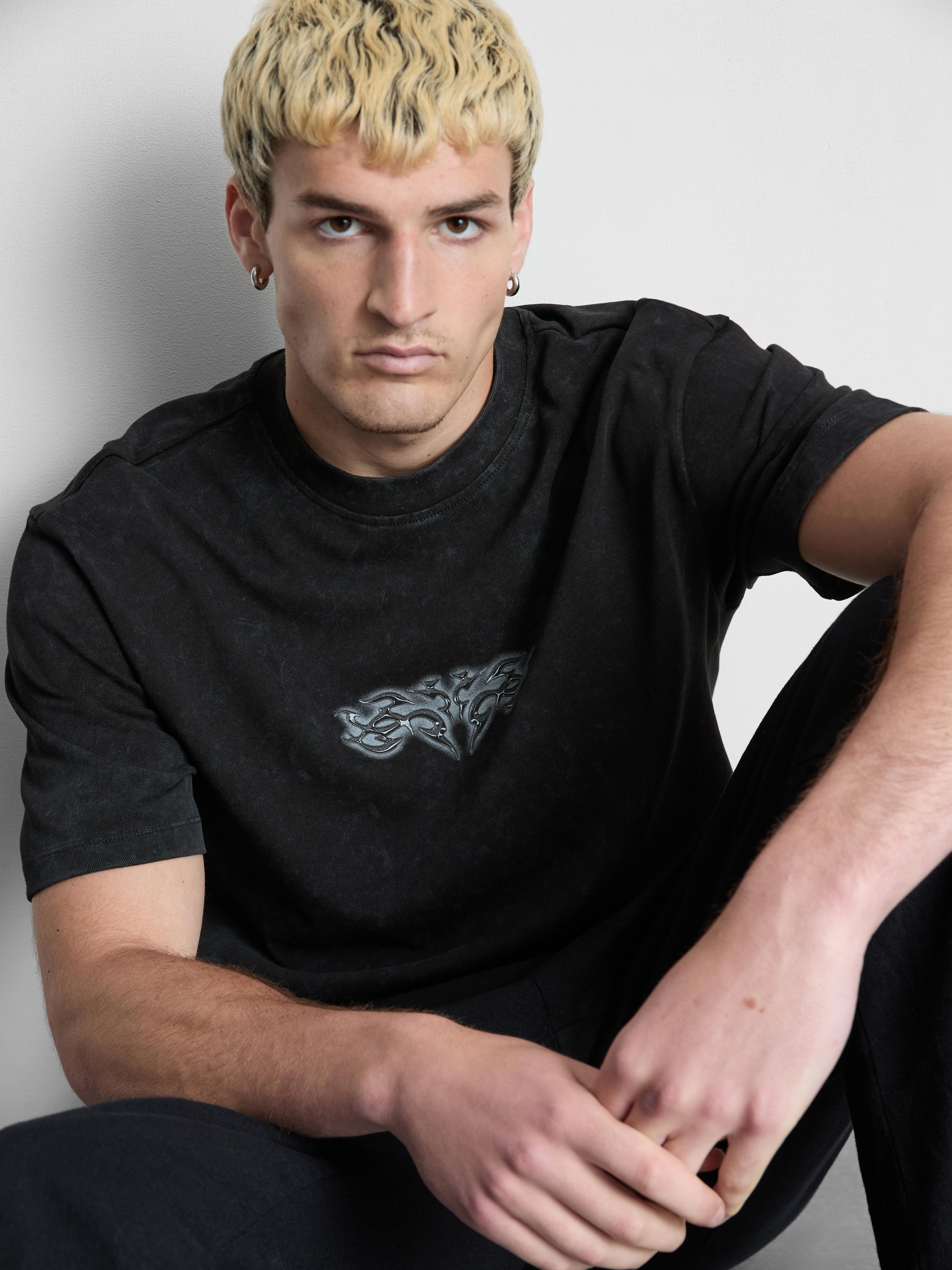 T-shirt à imprimé au dos