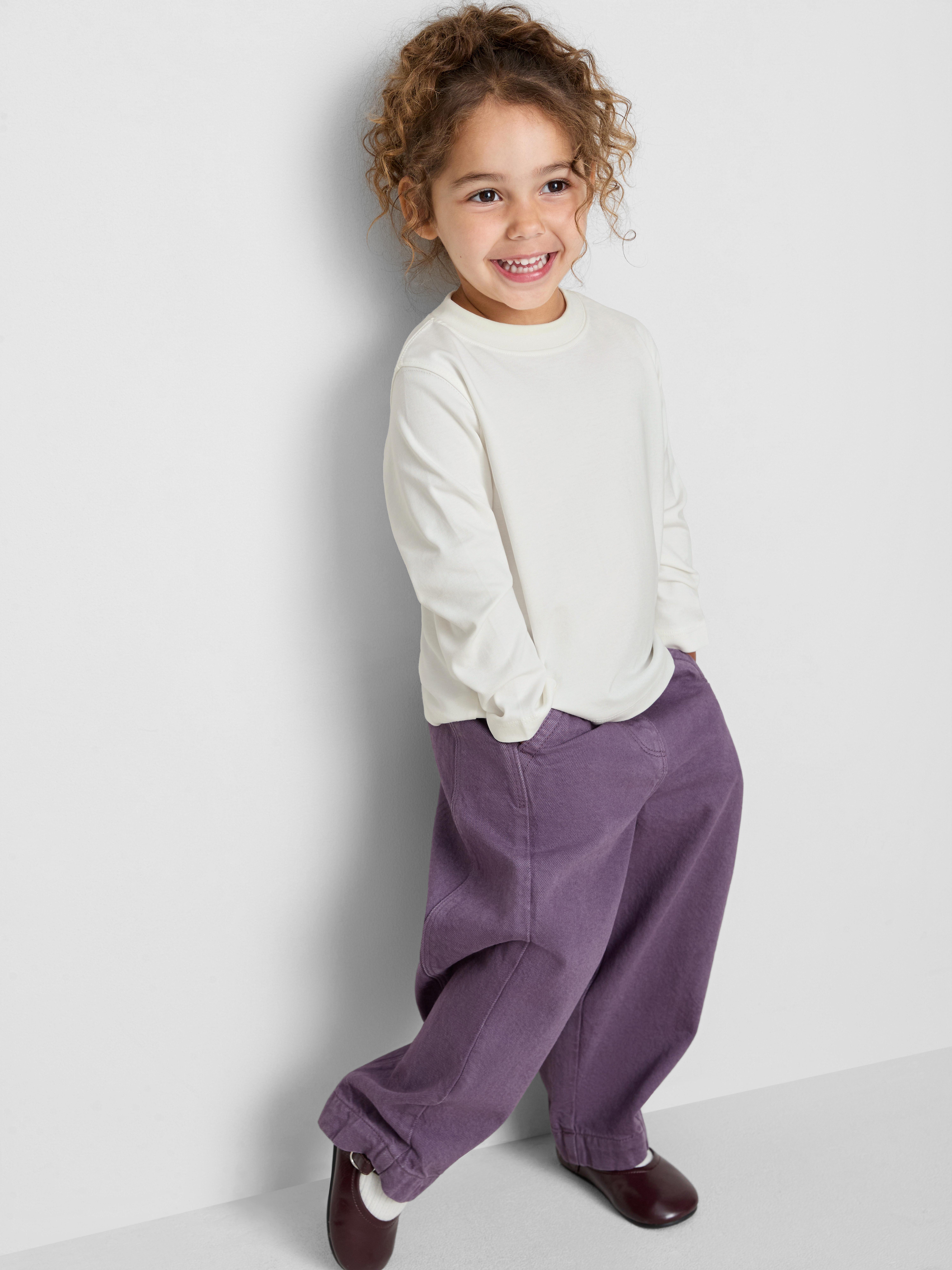 1-12yrs | The Edit Pure Cotton Long Sleeve T-Shirt