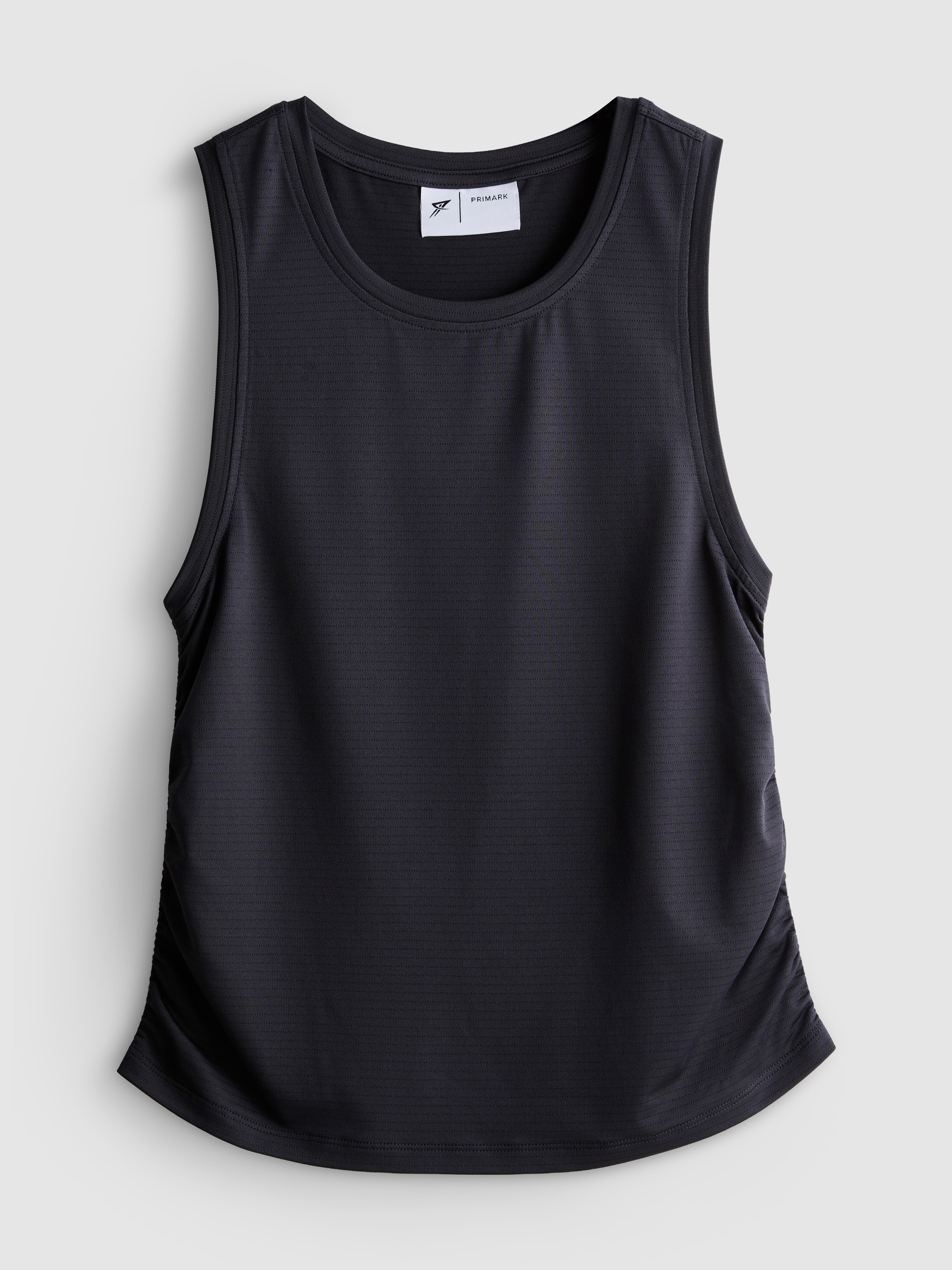 Ruched-Side Running Tank