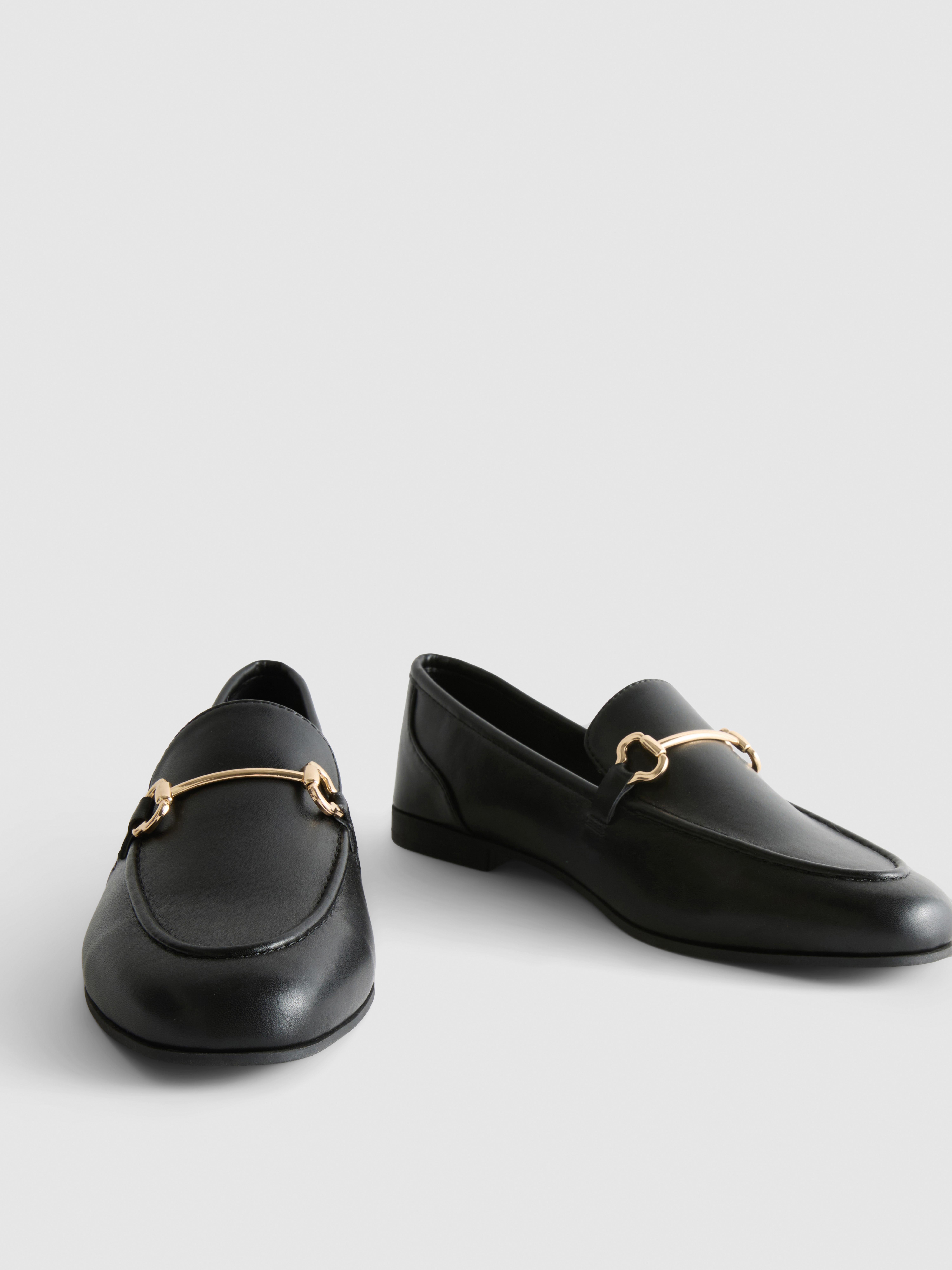 Snaffle-Trim Loafers