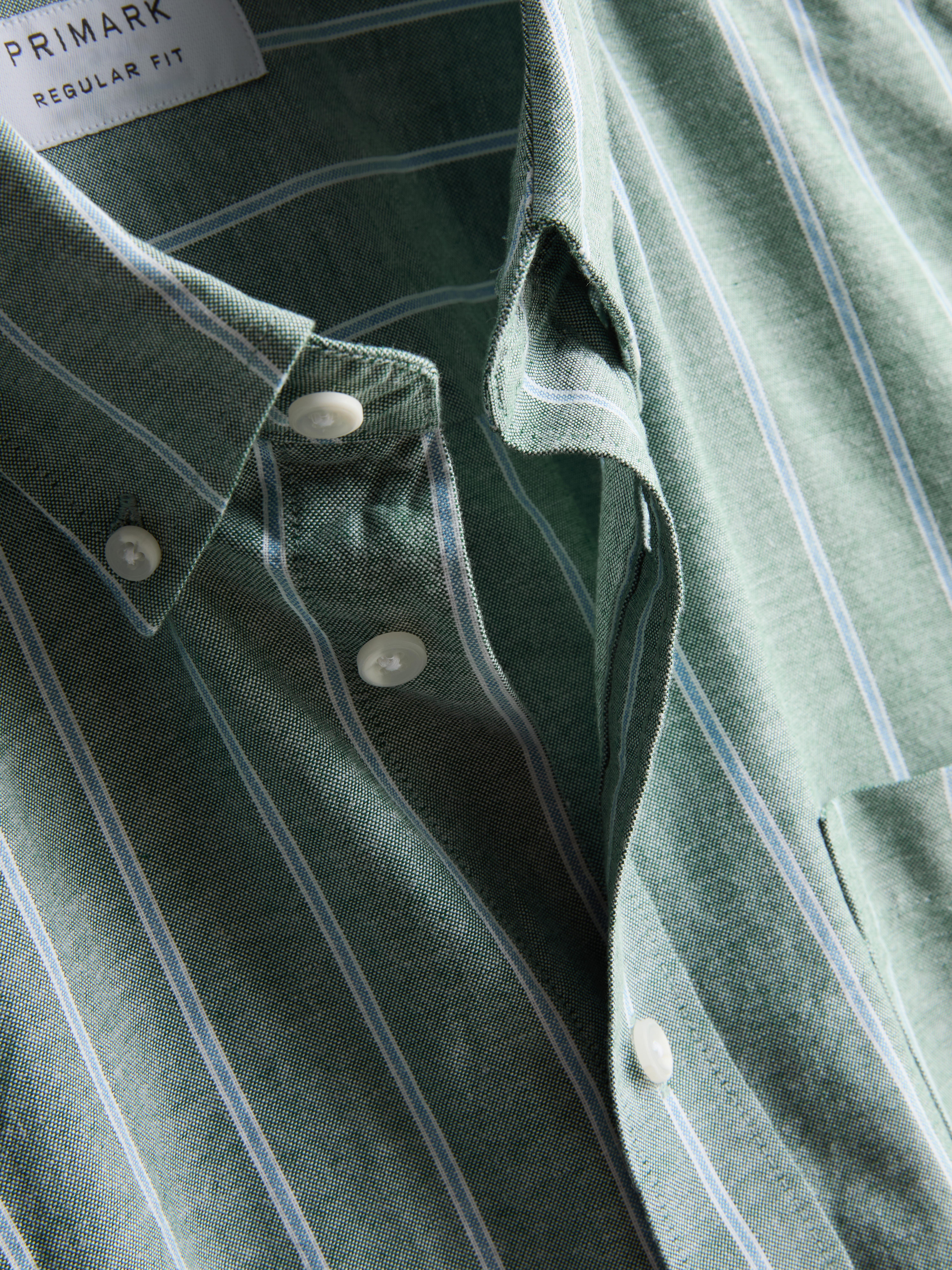 Pure Cotton Striped Oxford Shirt