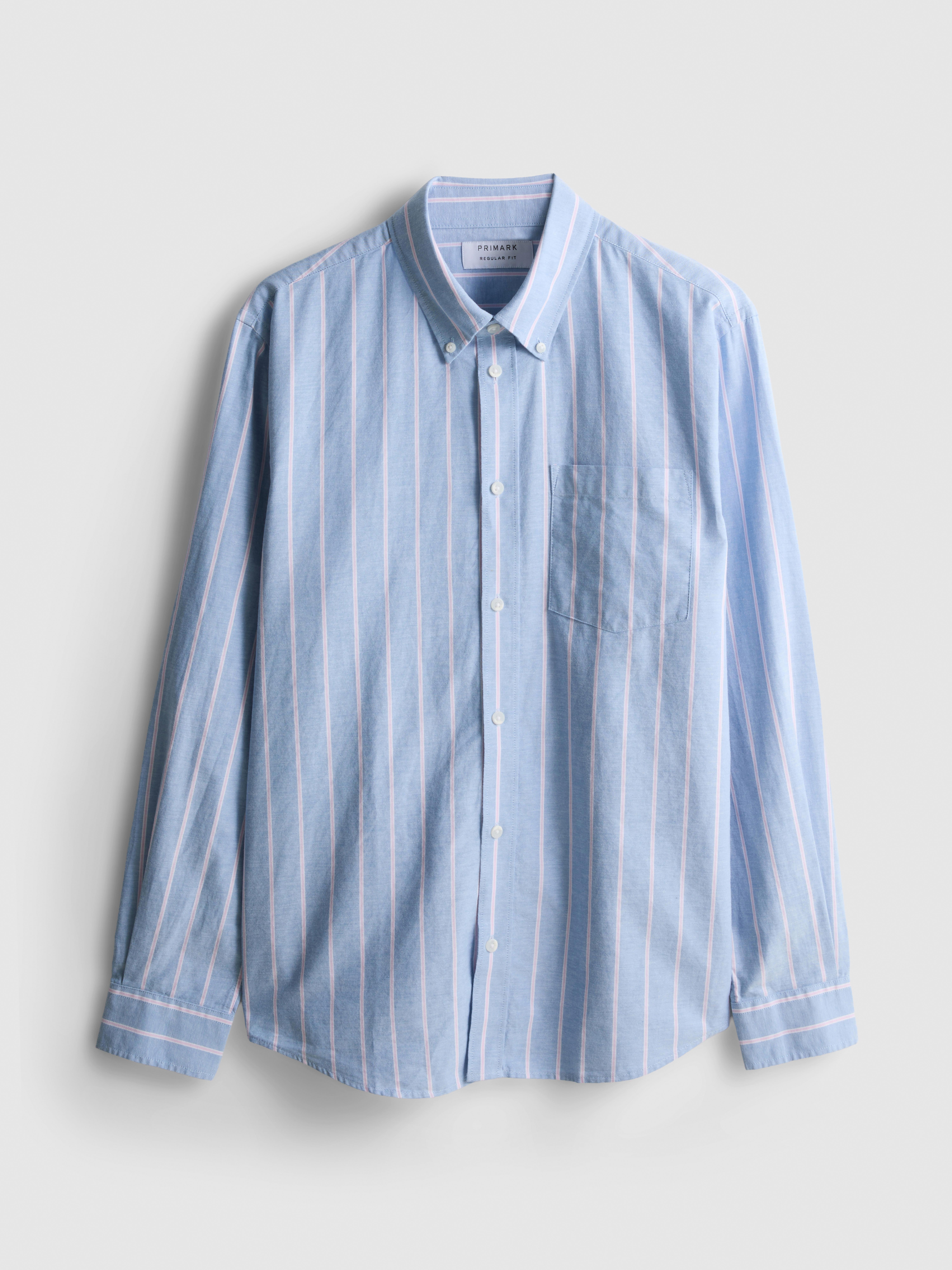 Pure Cotton Striped Oxford Shirt