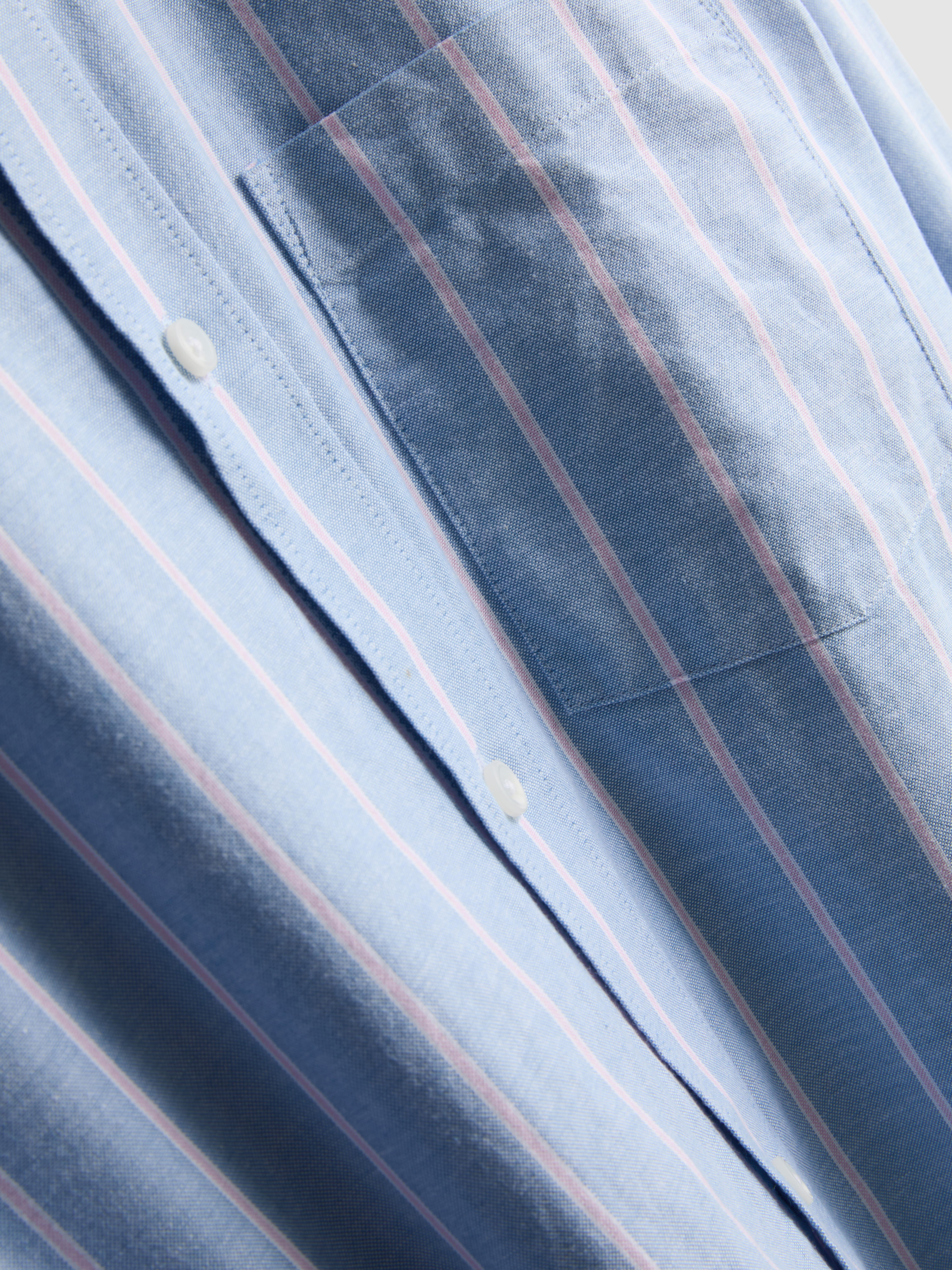 Pure Cotton Striped Oxford Shirt