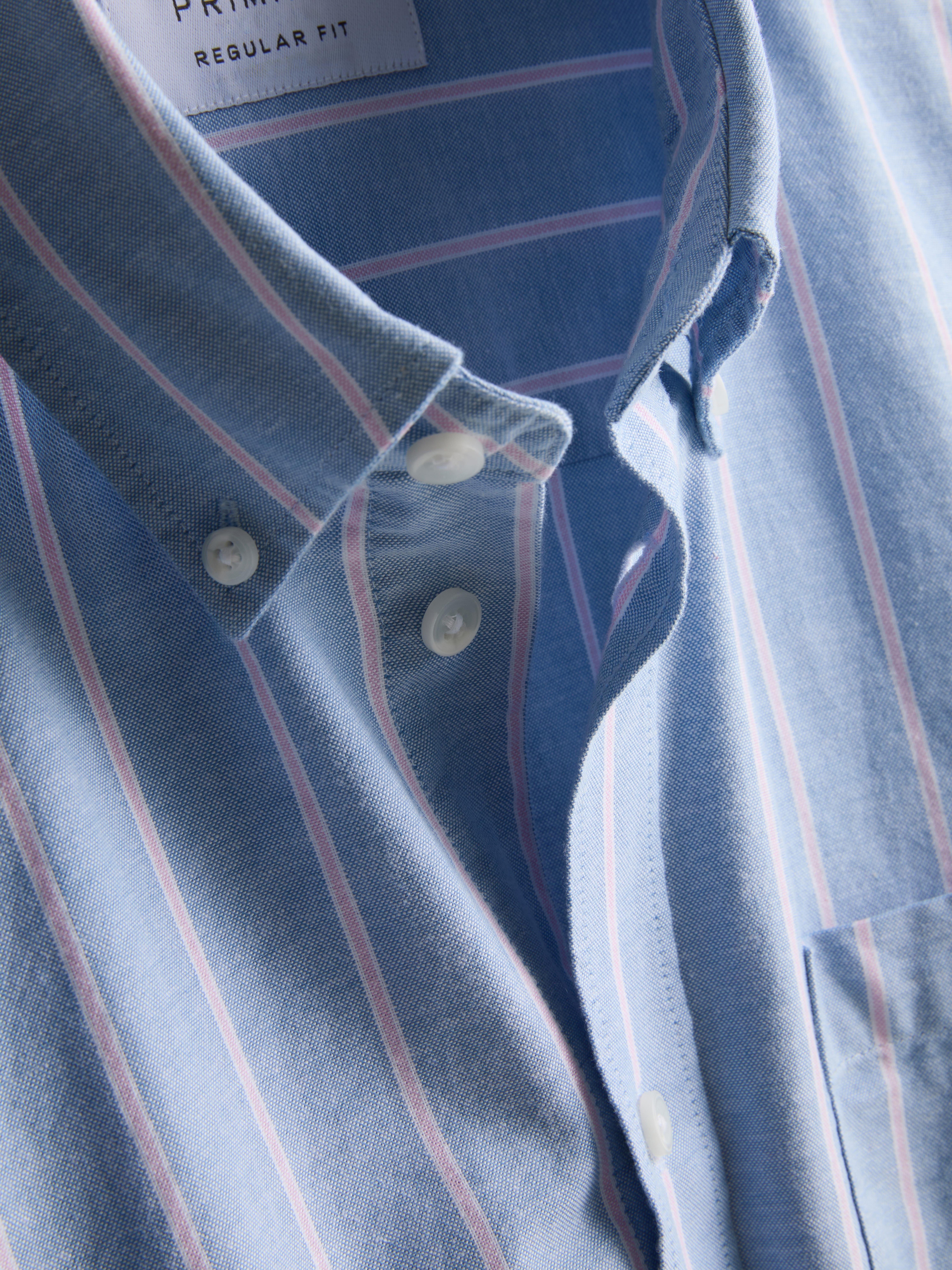 Pure Cotton Striped Oxford Shirt