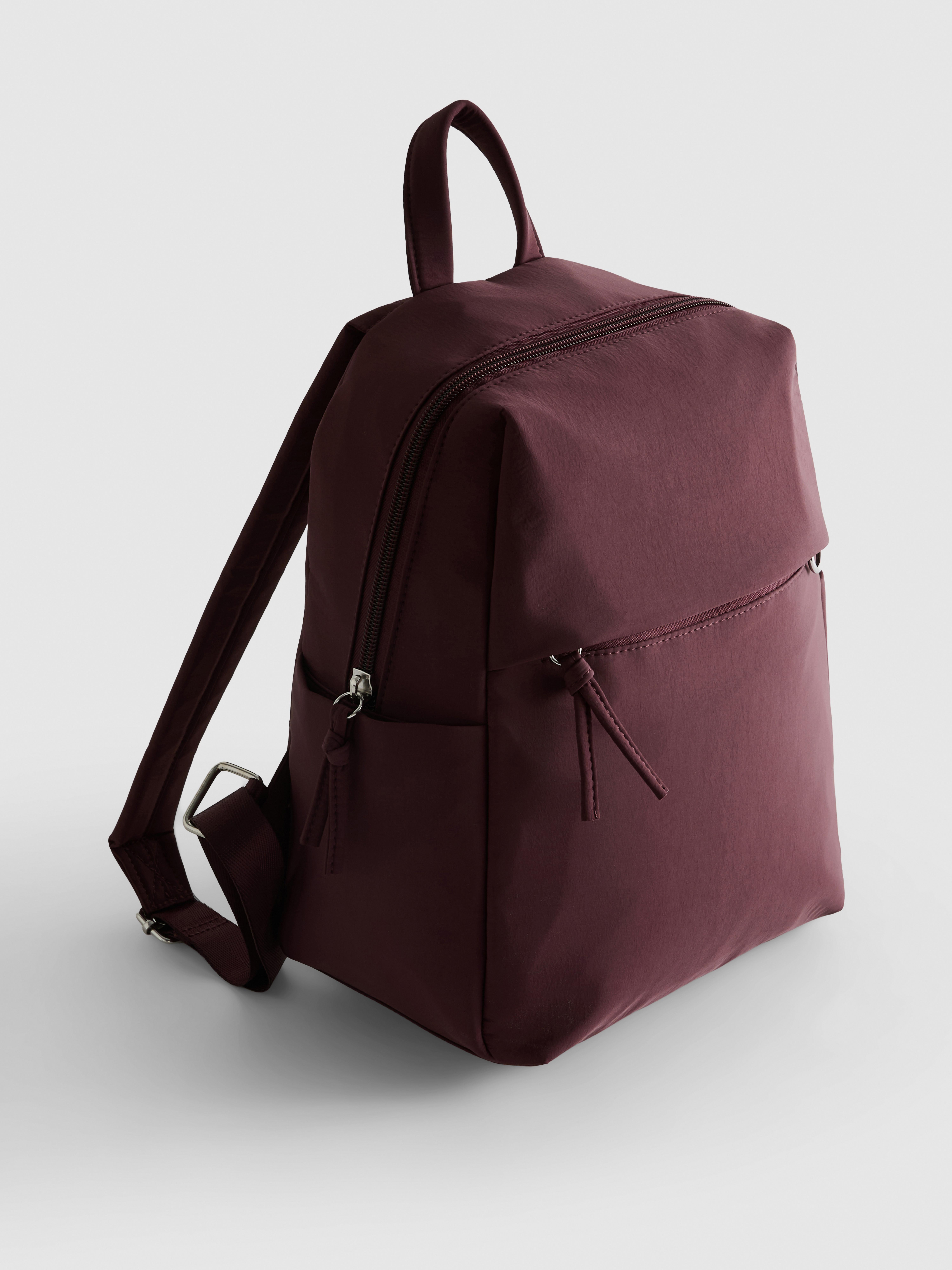 Zaino con tasca a zip