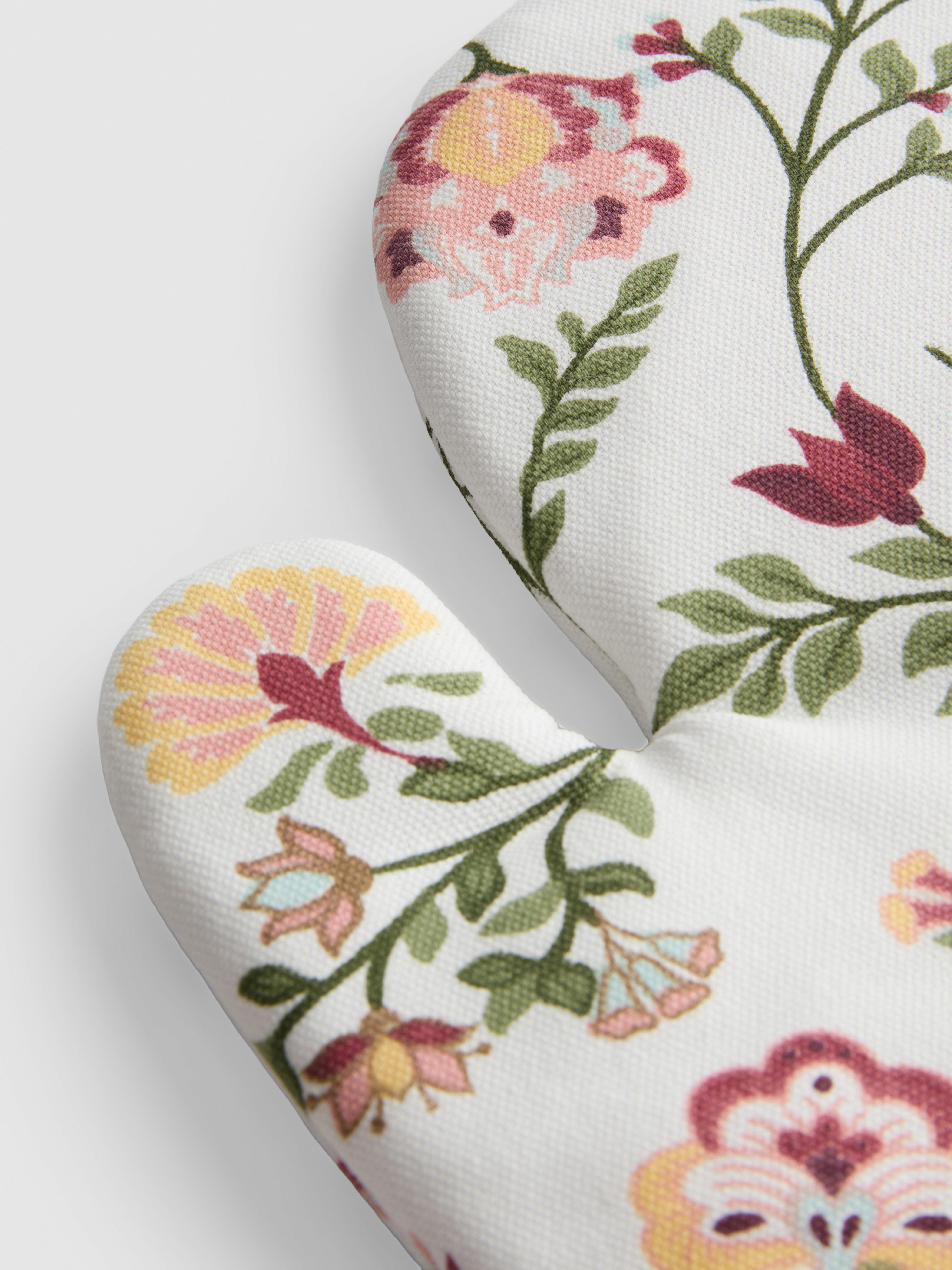 Manique à motif floral