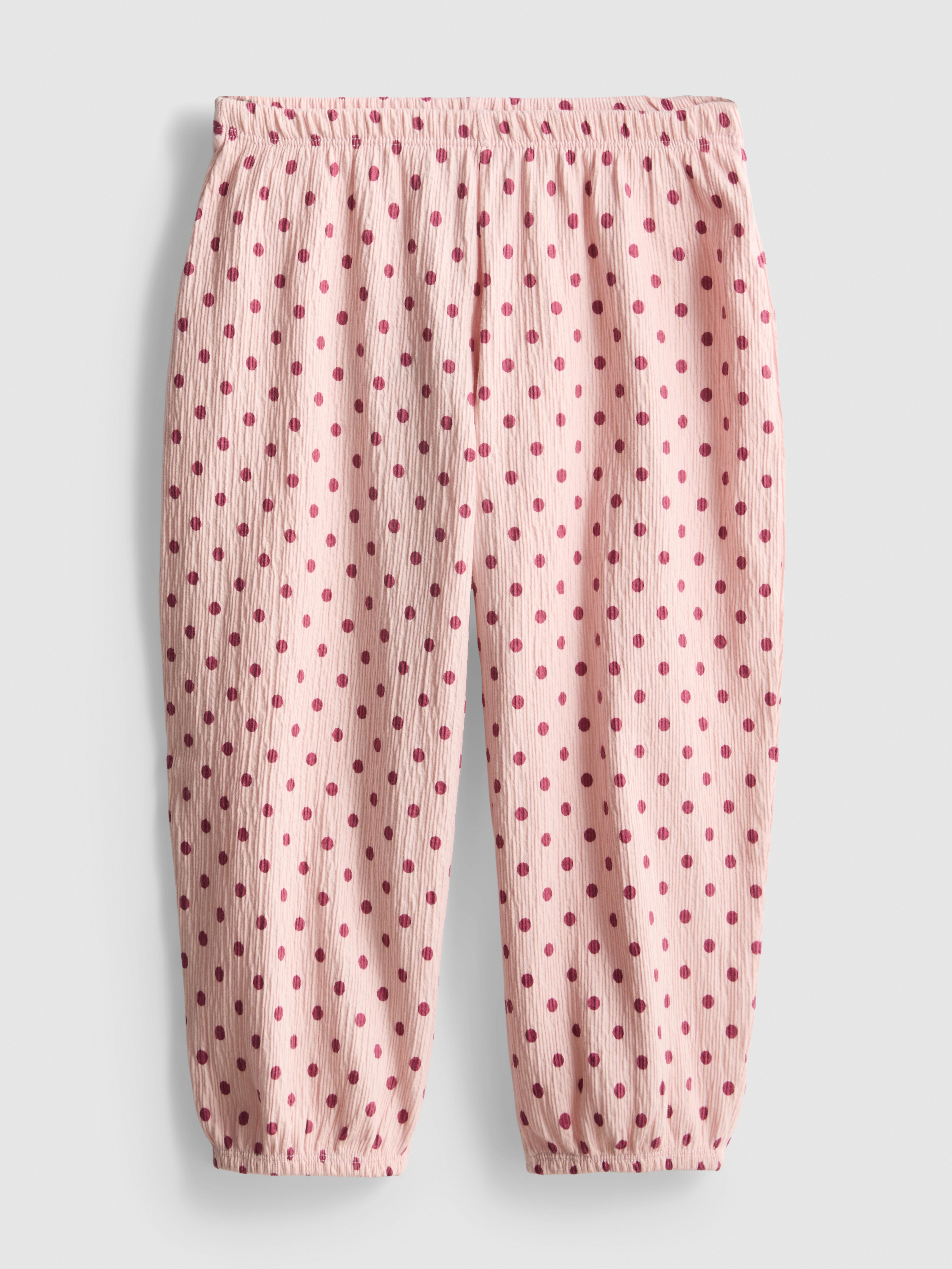 1.5-9yrs | Polka Dot Crinkle Trousers