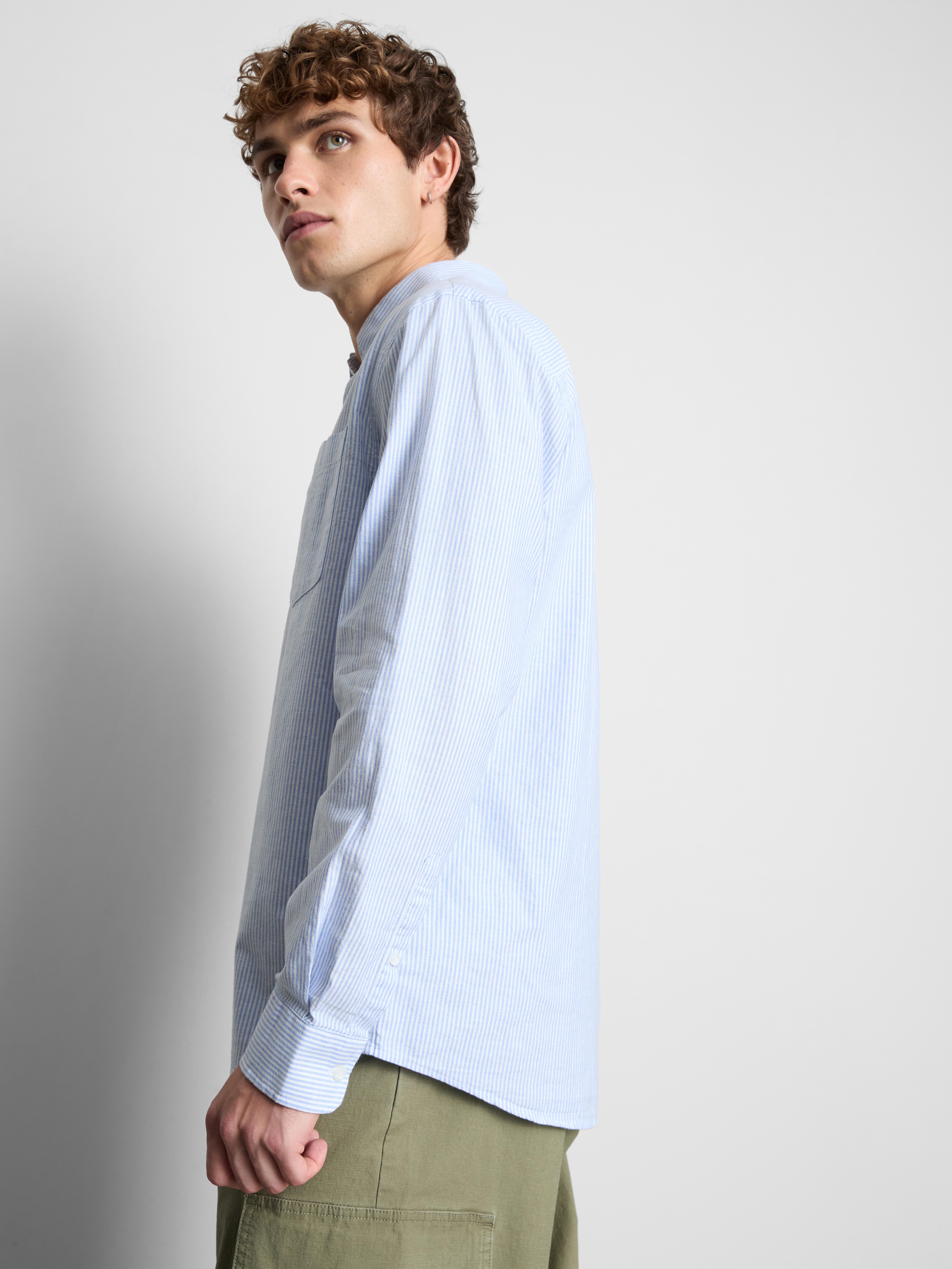 Regular Fit Striped Oxford Shirt
