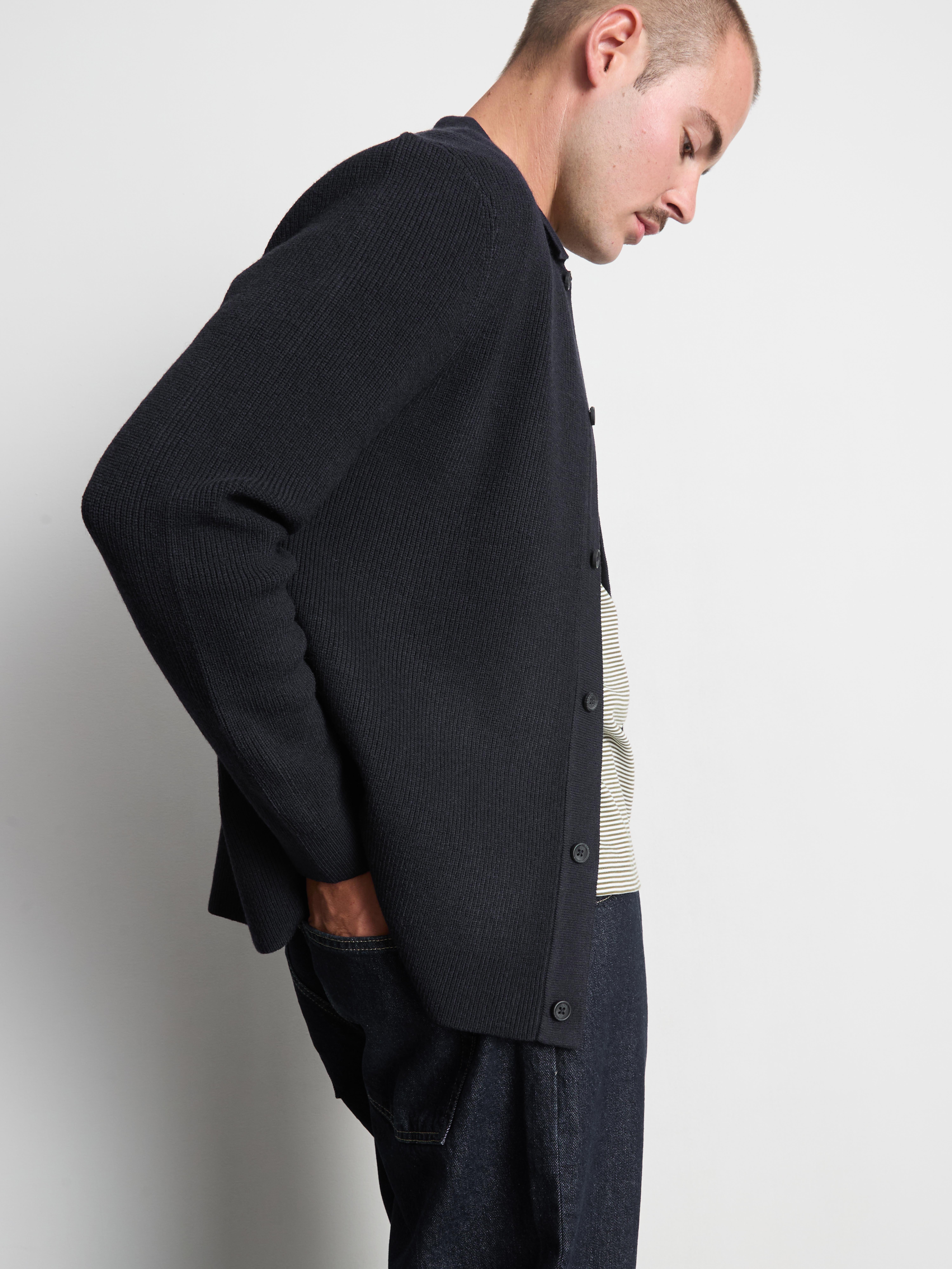 Wool Blend Knitted Cardigan
