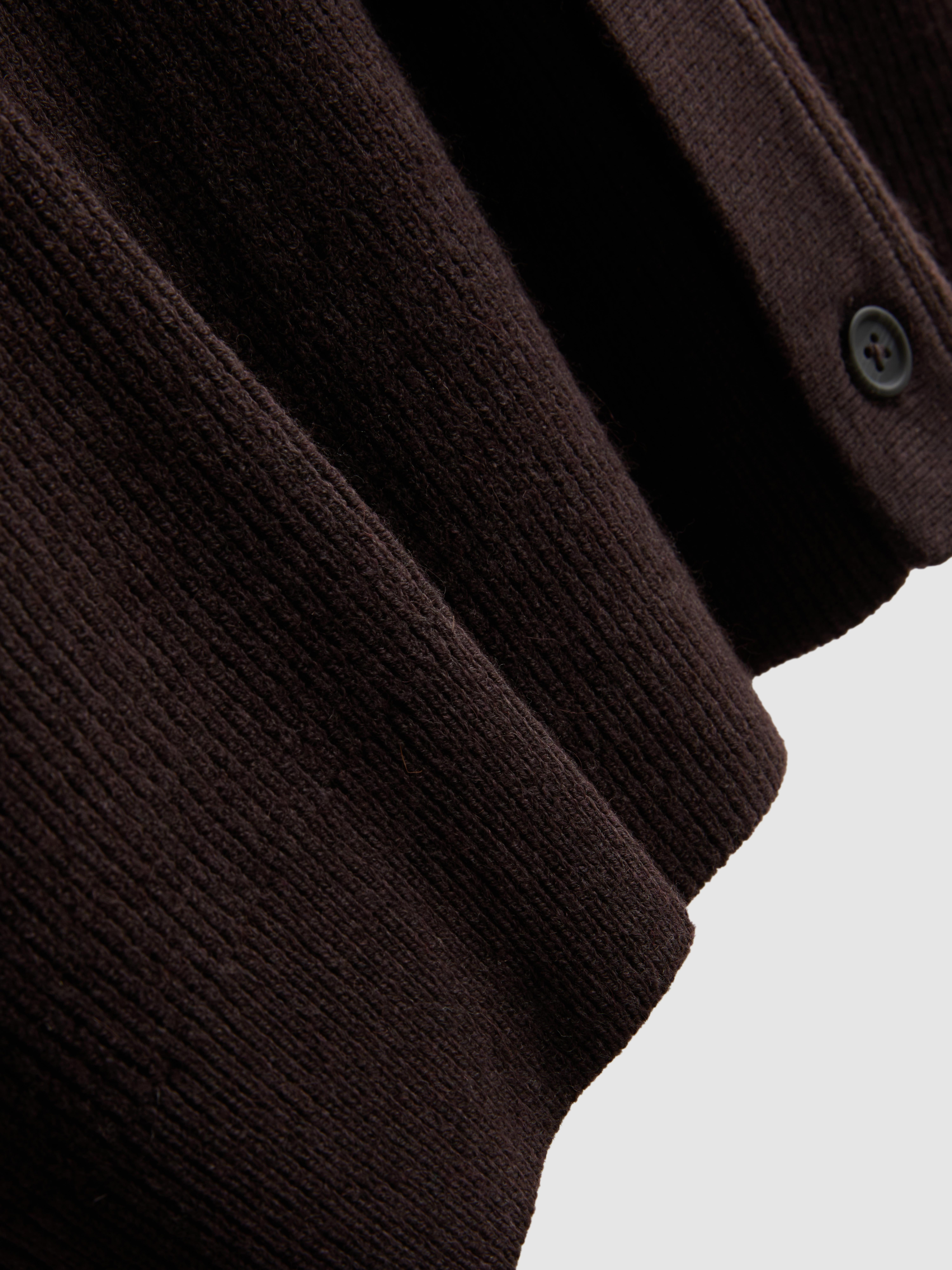 Wool Blend Knitted Cardigan