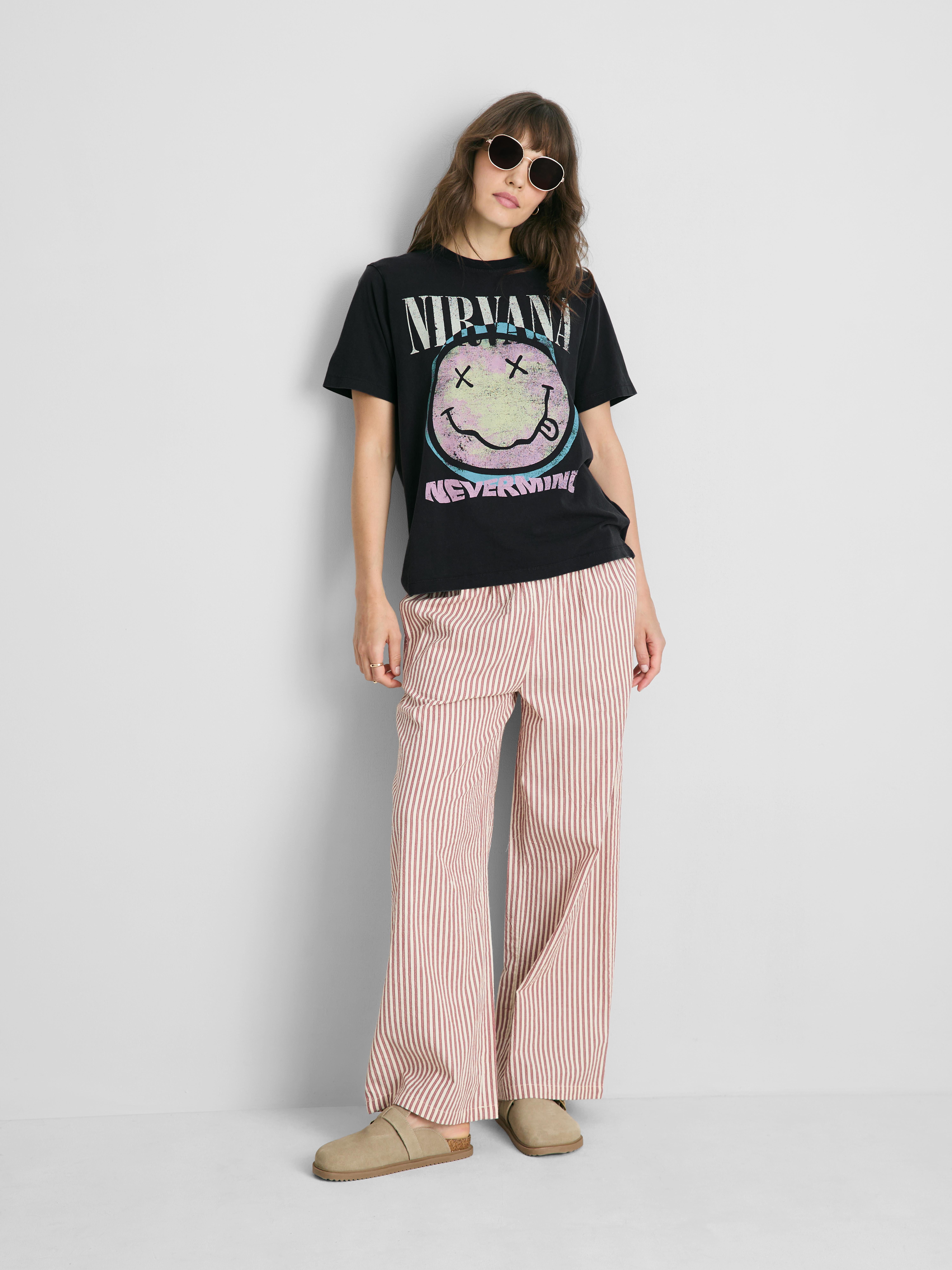 „Nirvana“ Baumwoll-T-Shirt mit Album-Grafik