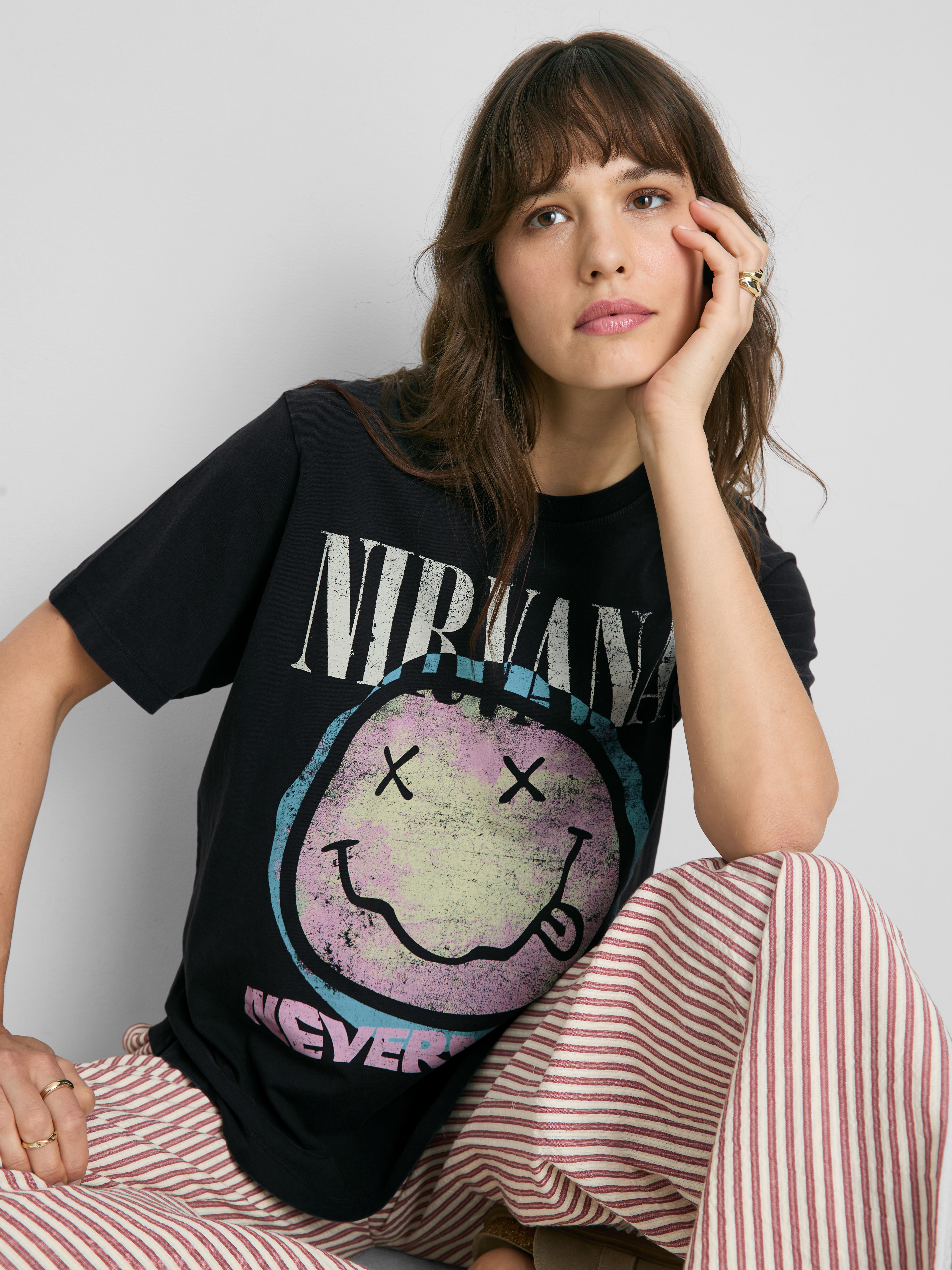 T-shirt en coton à motif album de Nirvana