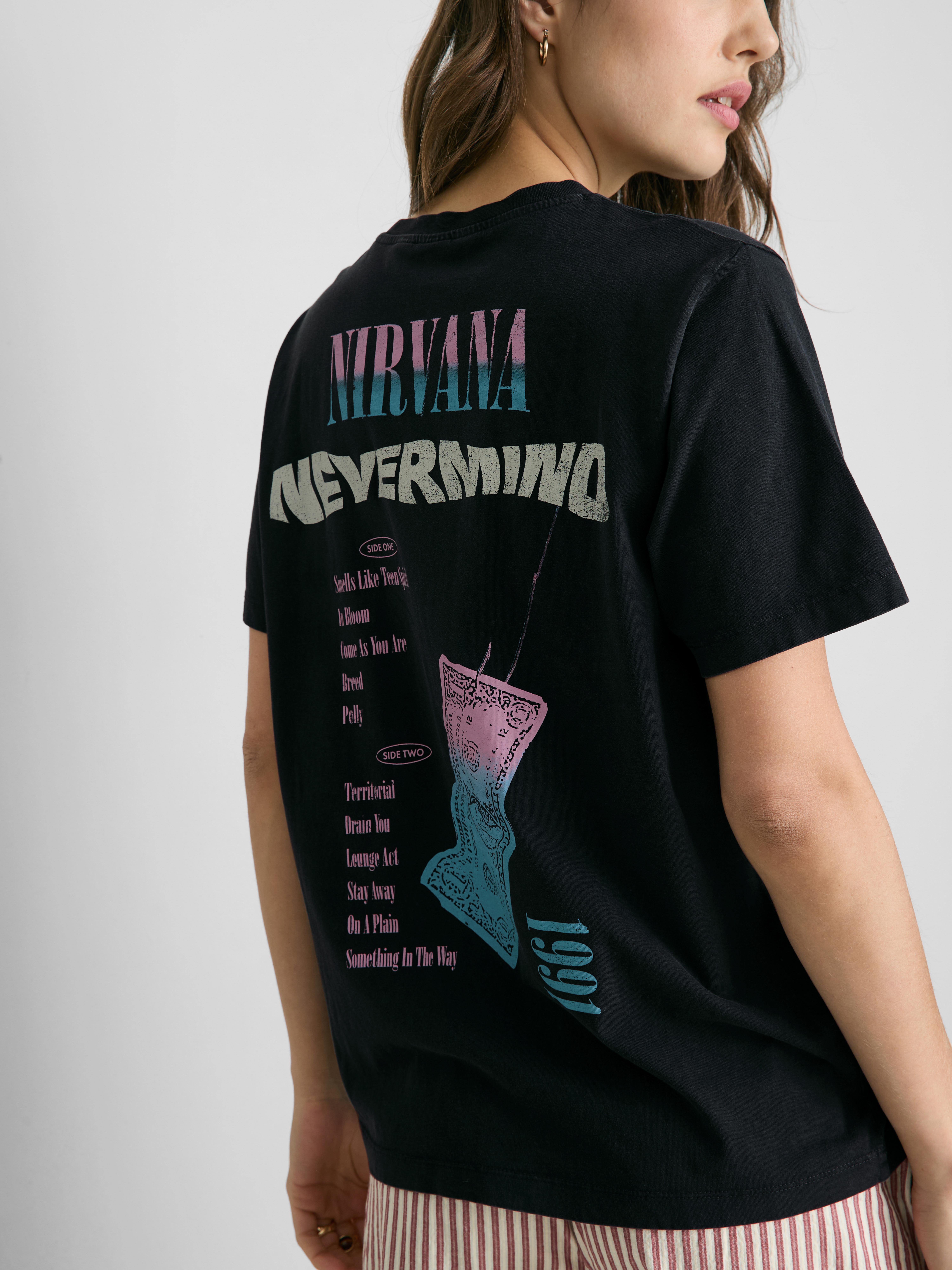 T-shirt en coton à motif album de Nirvana