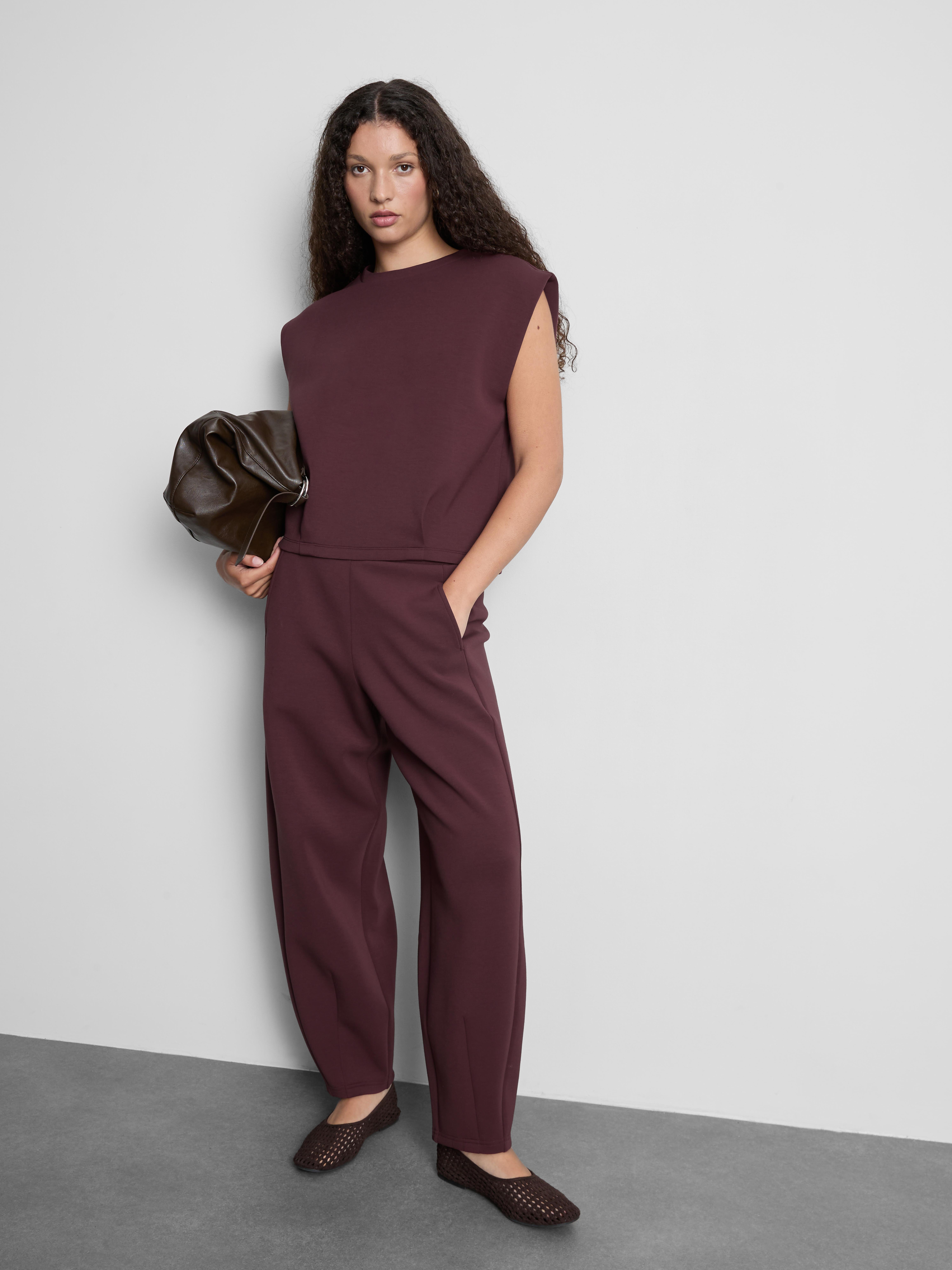 The Edit Scuba Barrel Leg Joggers