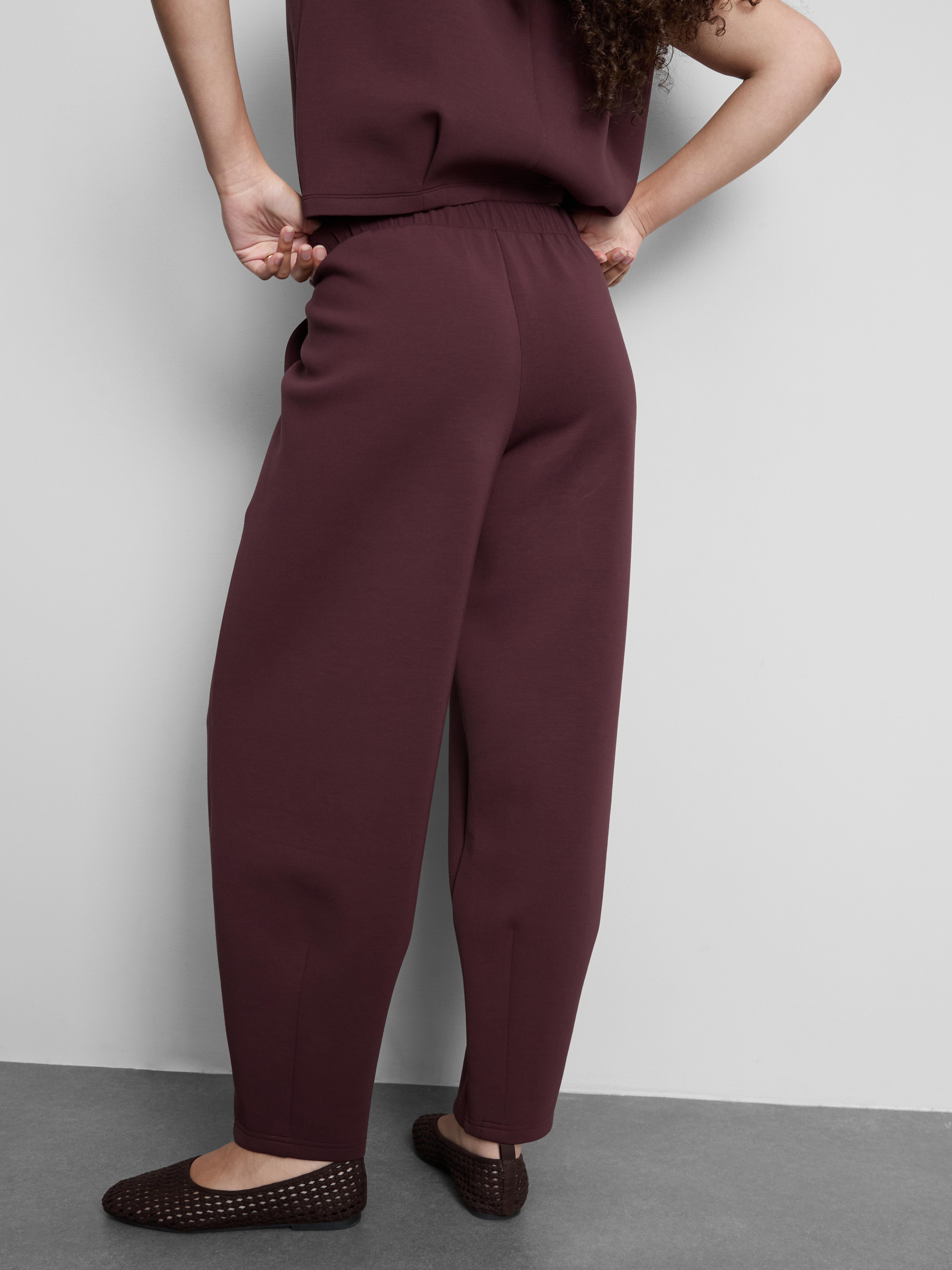 The Edit Scuba Barrel Leg Joggers