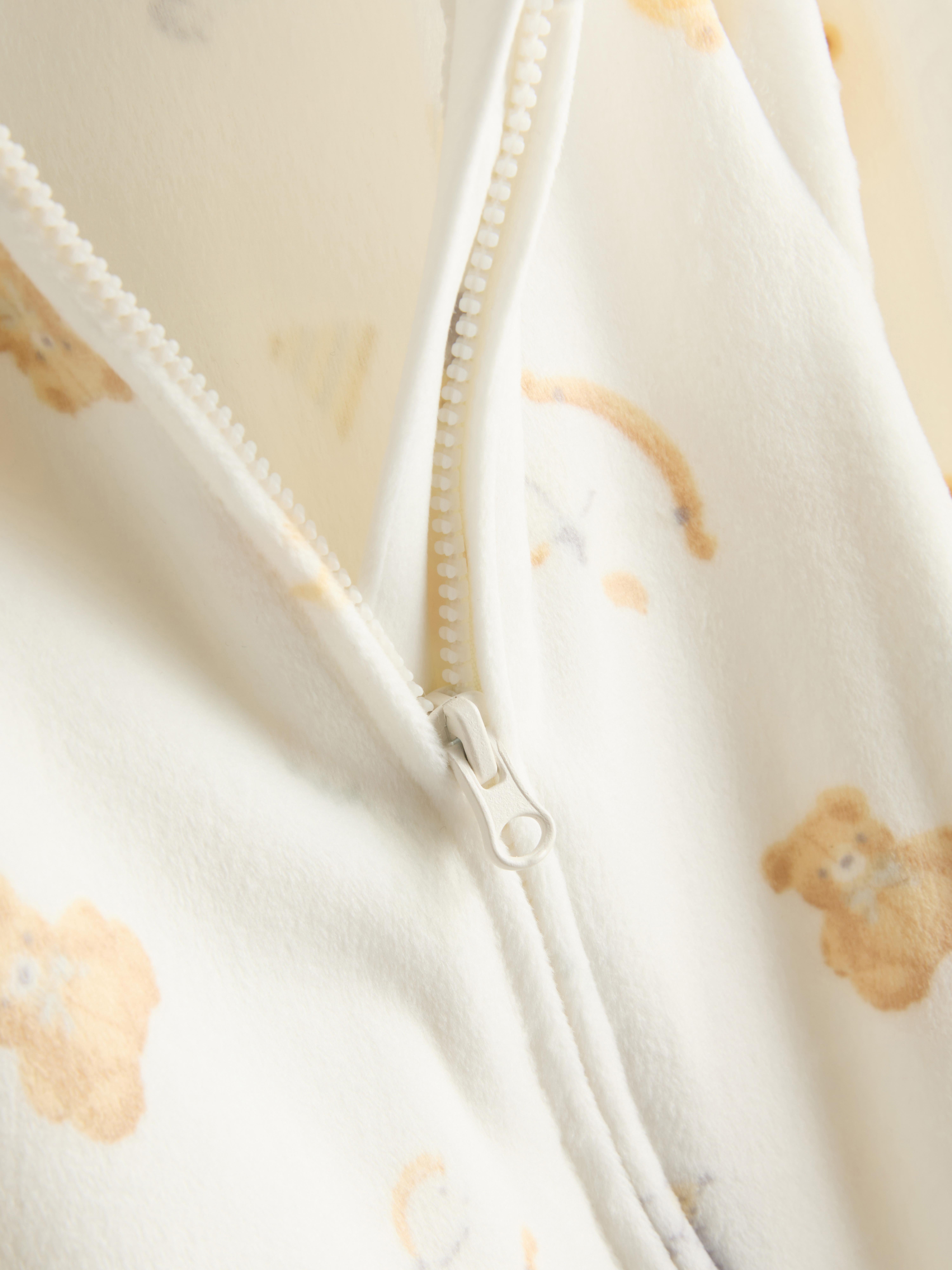 0-24mths | Toy Graphic Cosy Zip-Up Sleepsuit