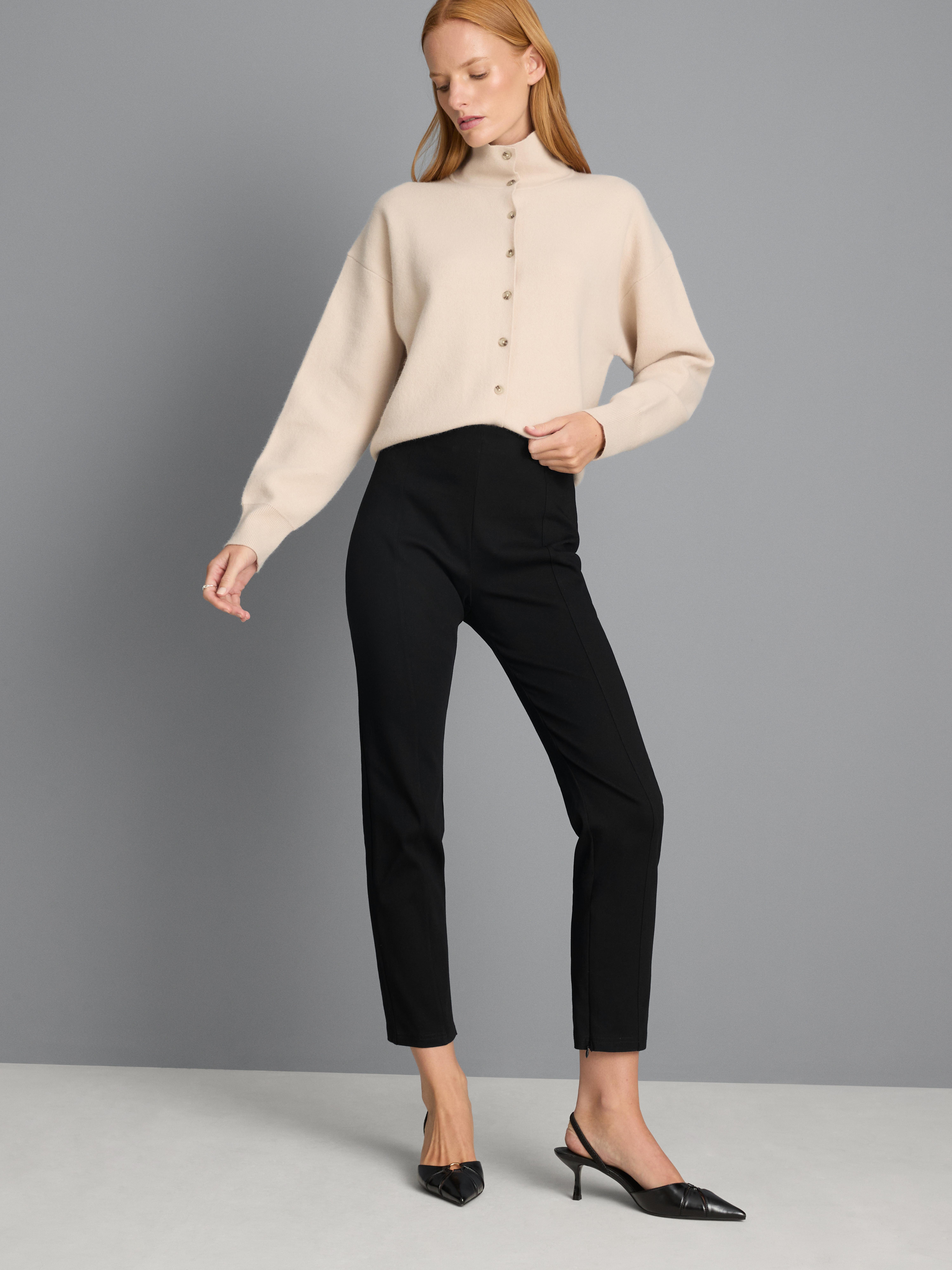 Slim Straight-Leg Pants