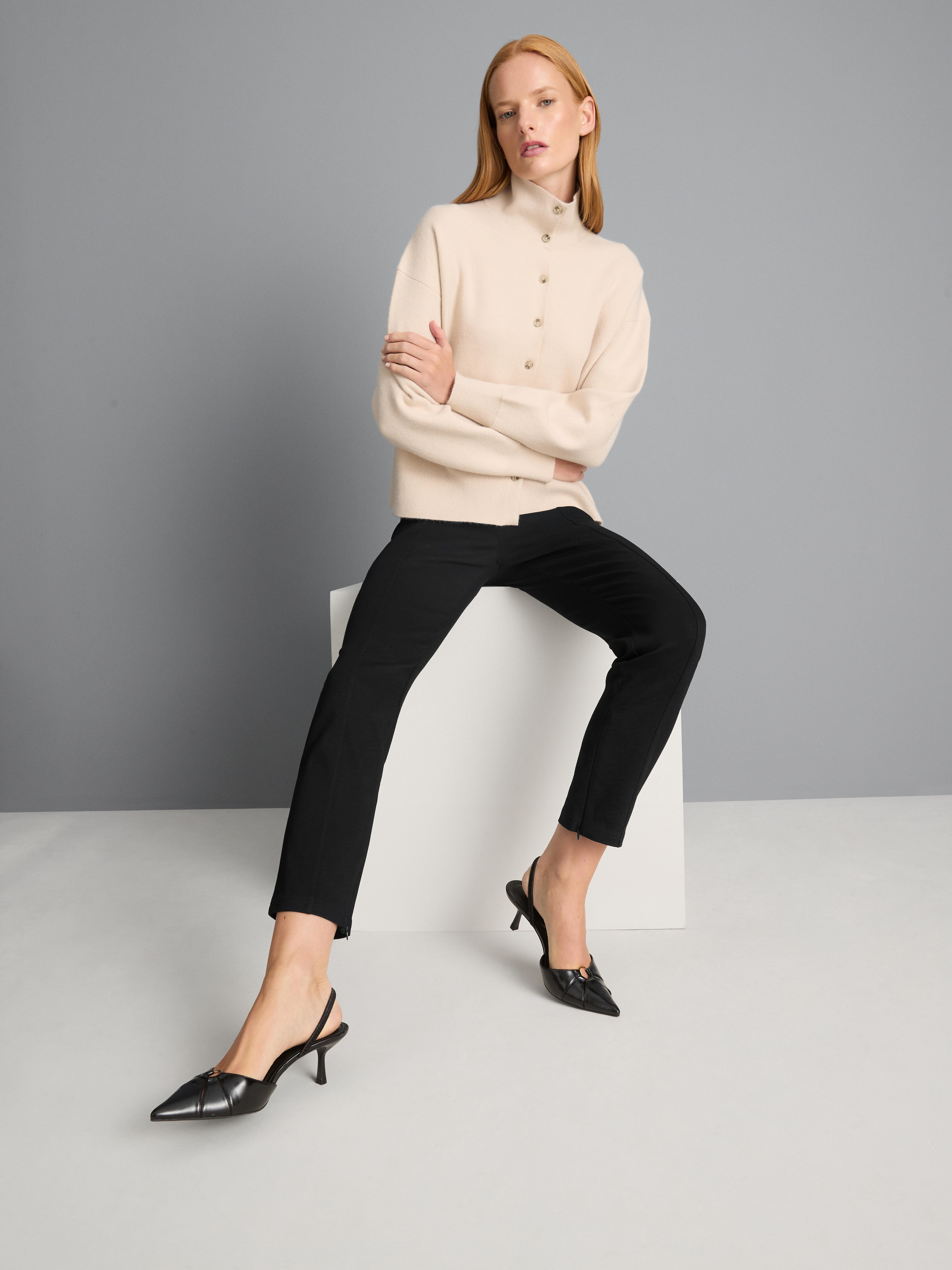 Slim Straight-Leg Pants