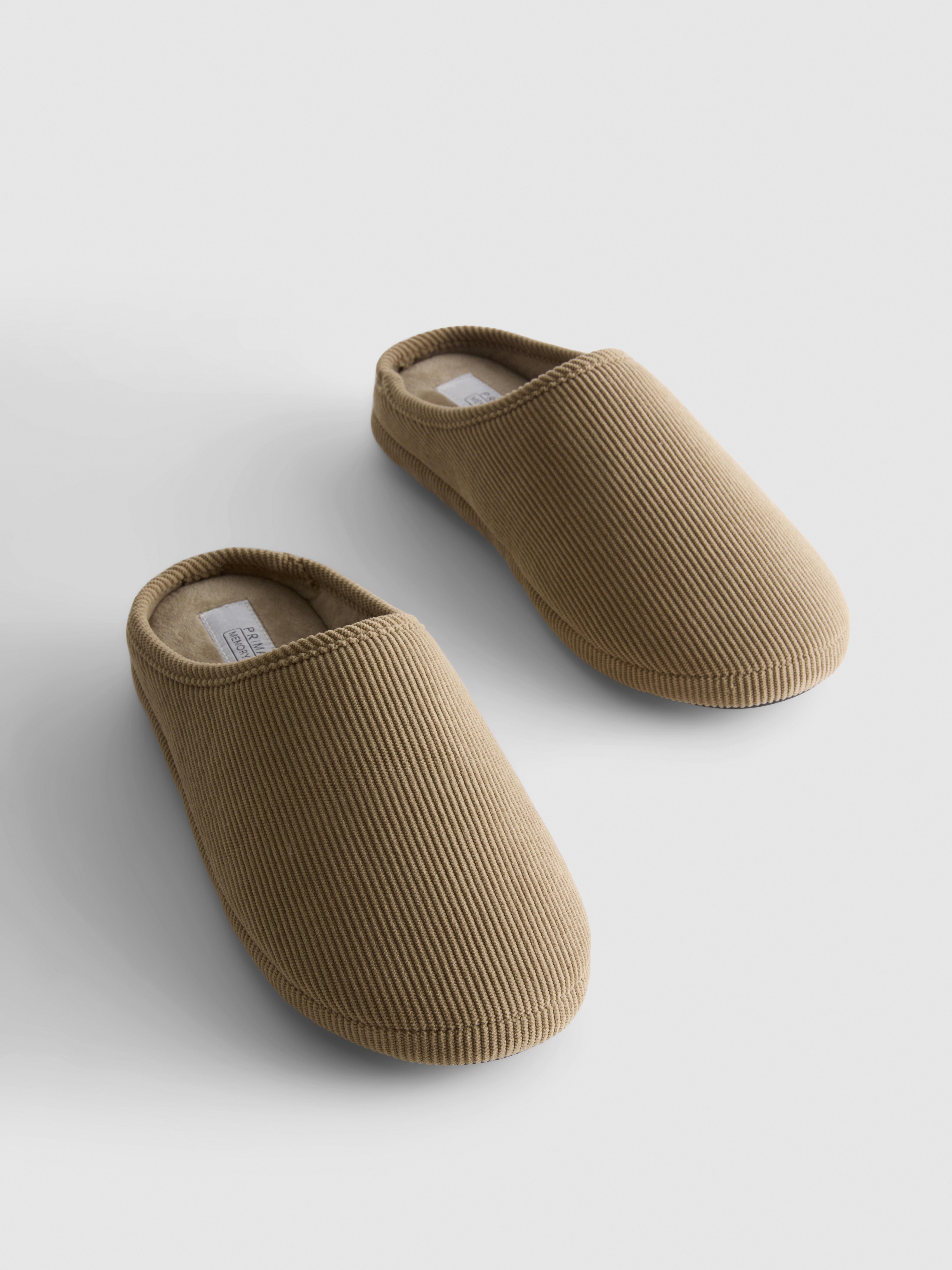 Corduroy Mule Slippers