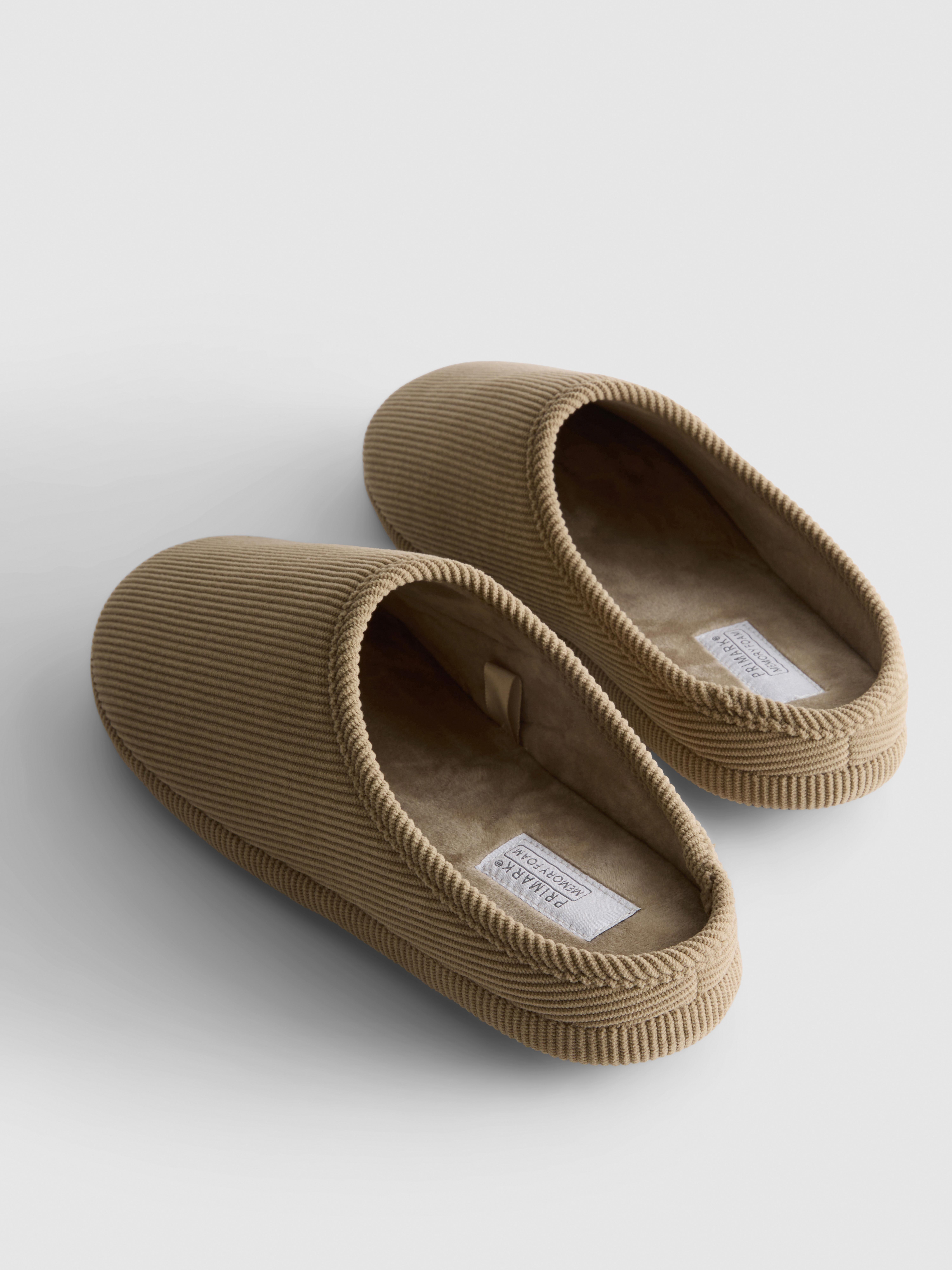 Corduroy Mule Slippers