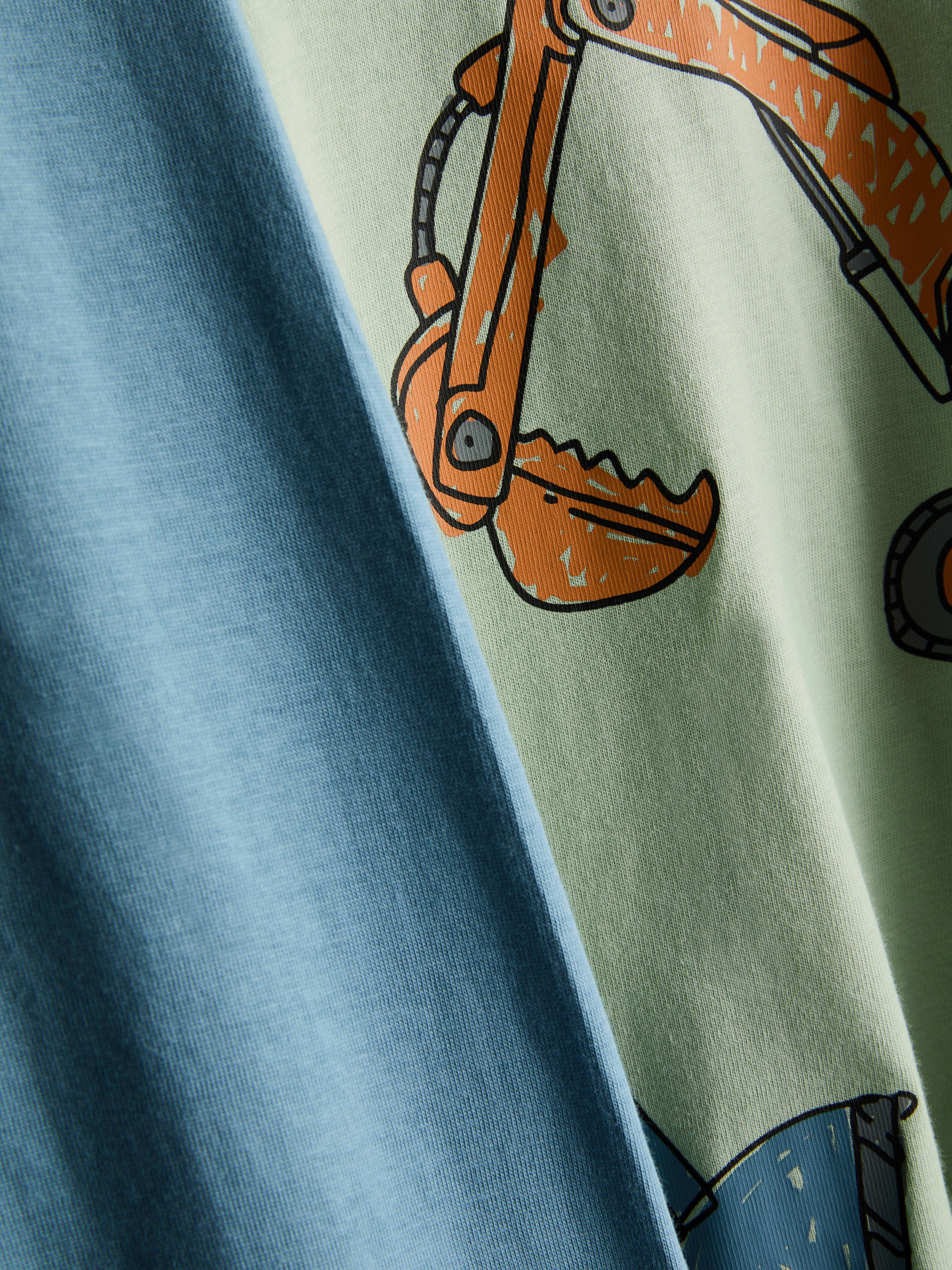 1-8 jr | Puur katoenen pyjama met print, set van 2